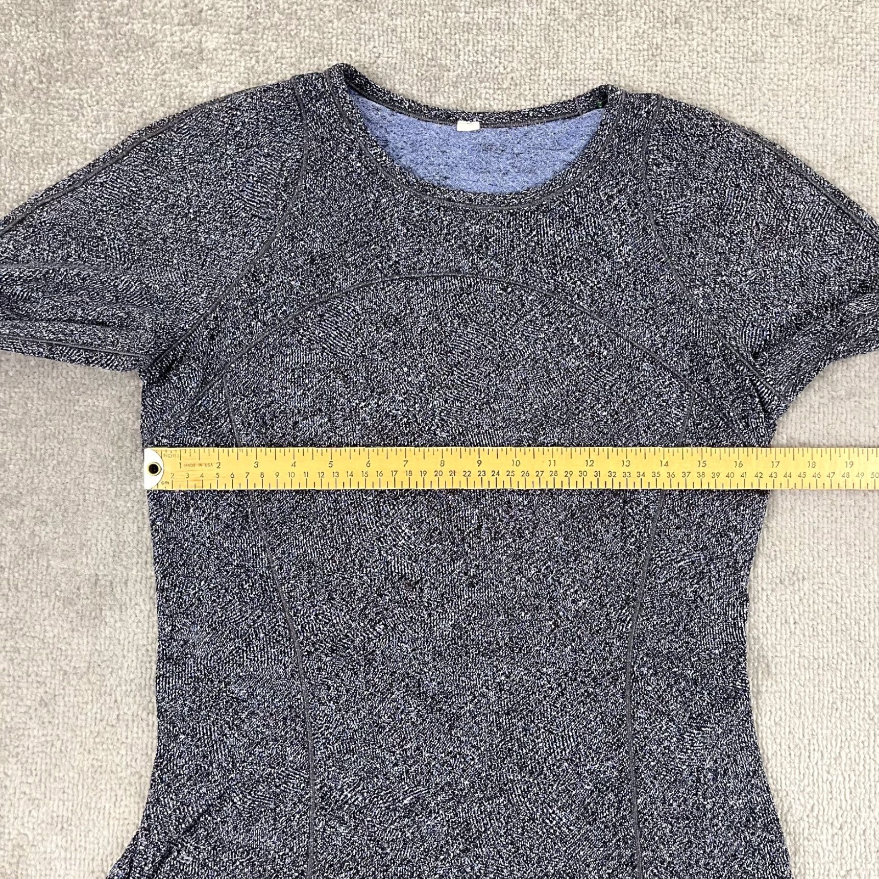 Lululemon Lululemon Shirt Womens Cypress Kiss Long Sleeve Size 8/10 Heather Blue Running Size L / US 10 / IT 46 - 4 Thumbnail