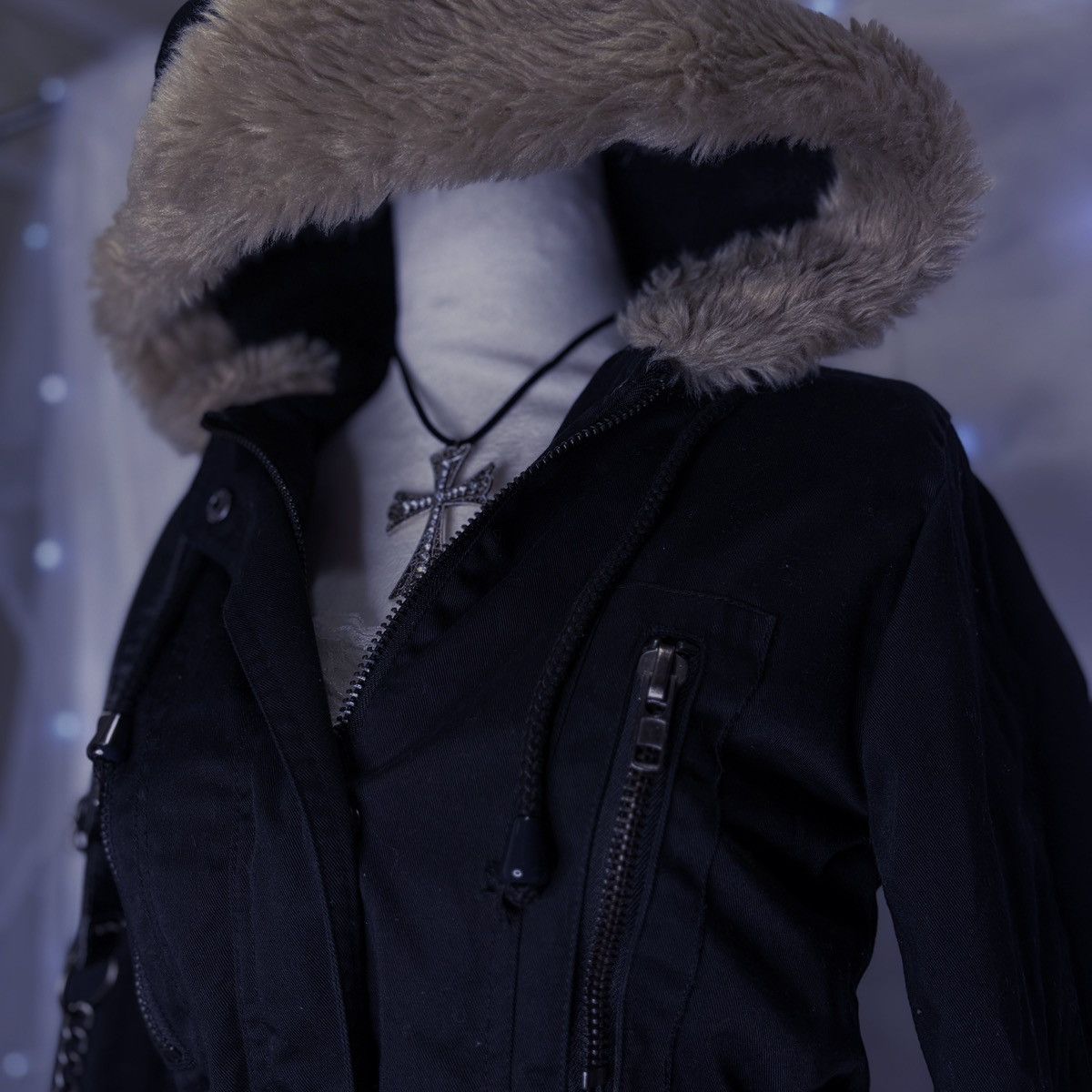 Other Vintage Zenana Faux Fur Hooded Coat Size S / US 4 / IT 40 - 2 Thumbnail