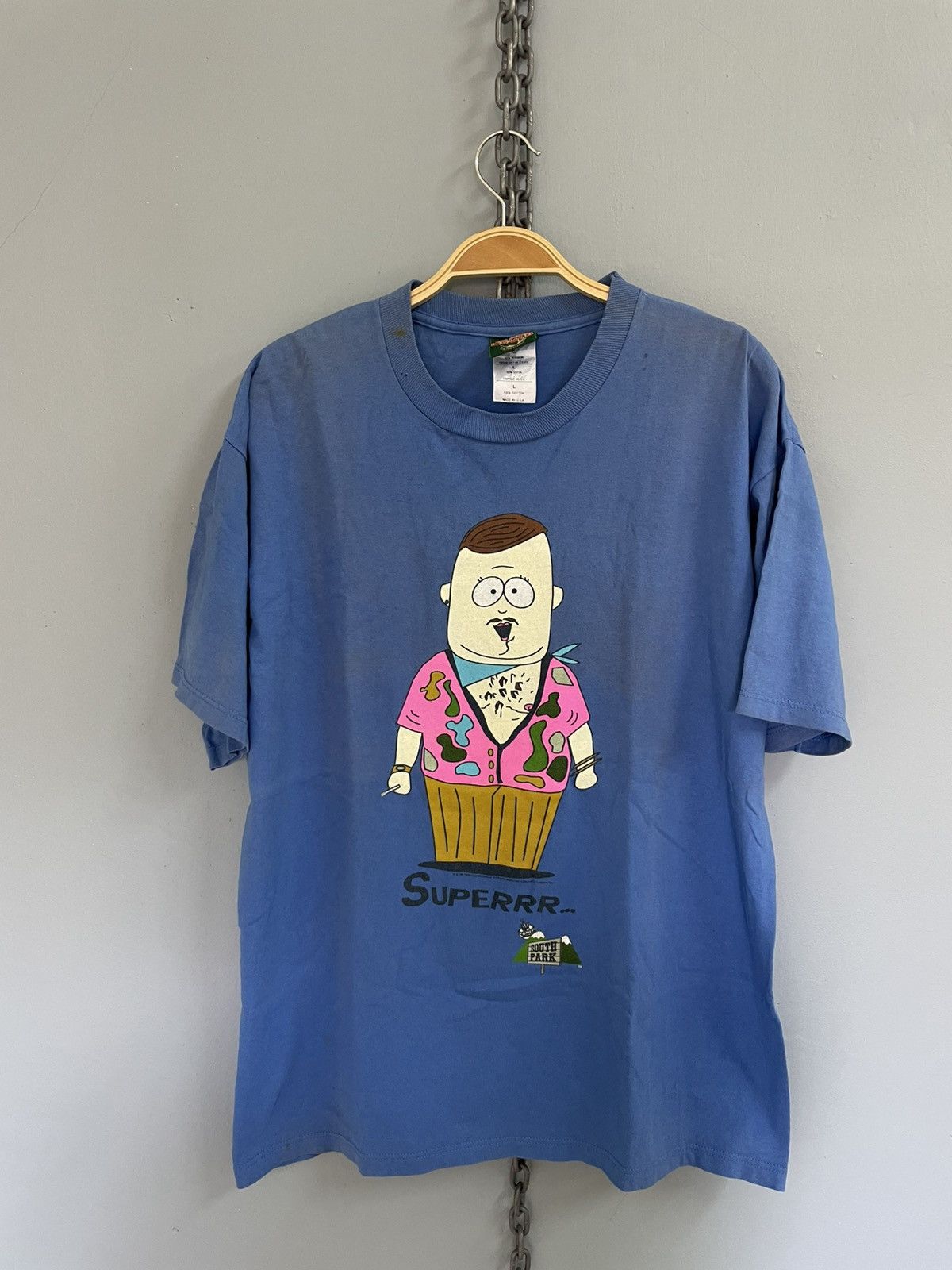Cartoon Network Vintage 90s South Park Superrr.. comedy central promo tahirt Size US L / EU 52-54 / 3 - 1 Thumbnail