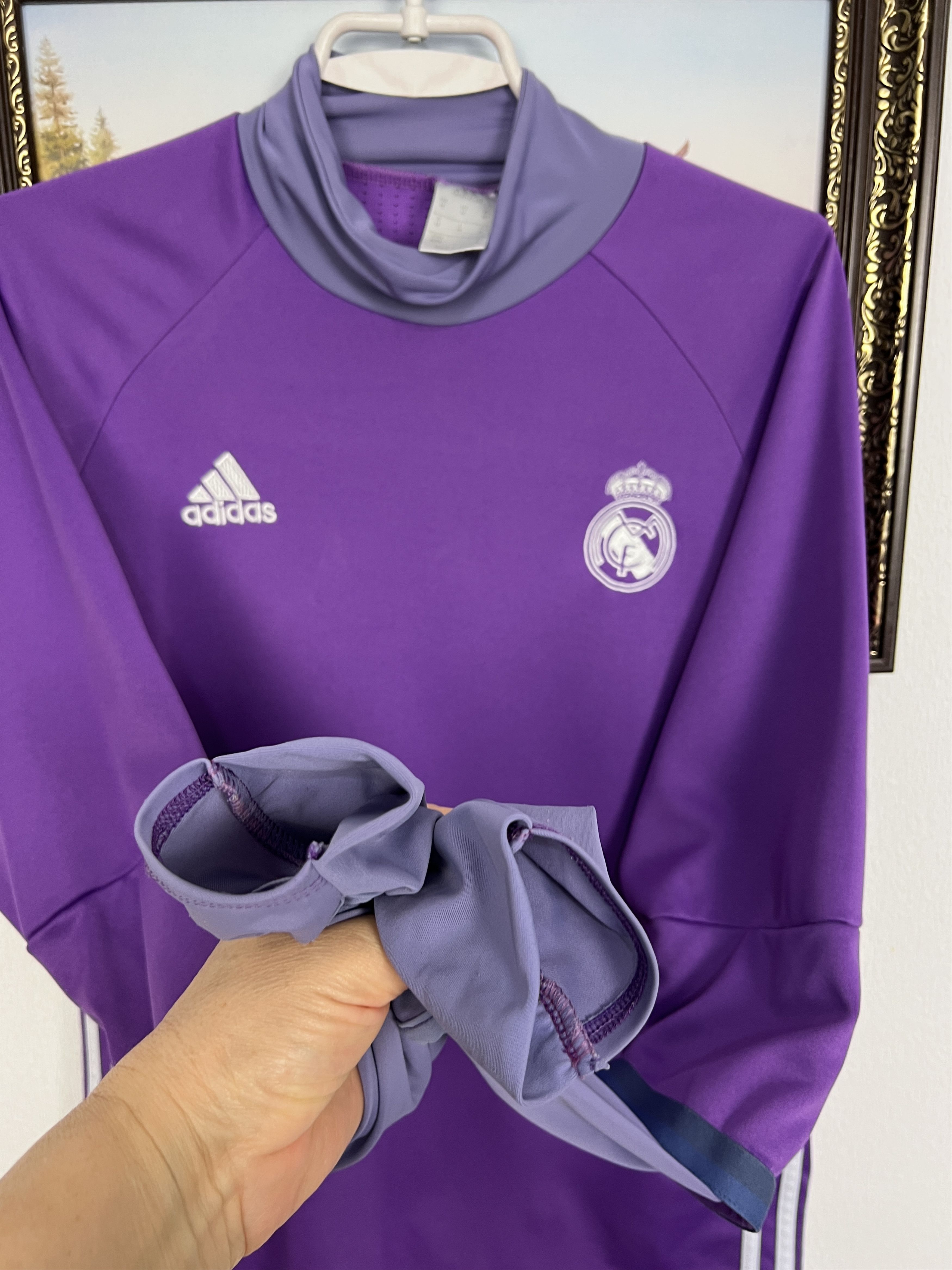 Adidas Adidas Real Madrid Football Train Sweatshirt Soccer Jacket Size US M / EU 48-50 / 2 - 7 Thumbnail