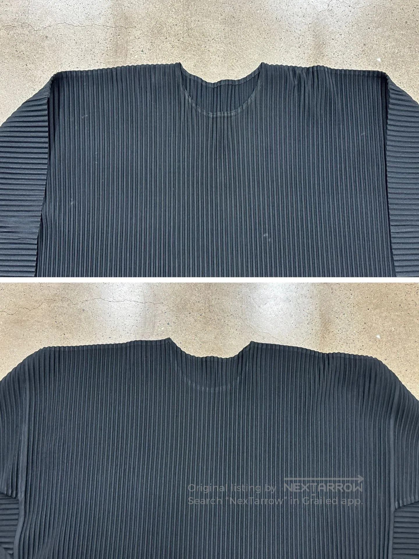 Pleats Please Issey Miyake Issey Miyake Pleated Long Sleeve Sweatshirt. Size US L / EU 52-54 / 3 - 4 Thumbnail