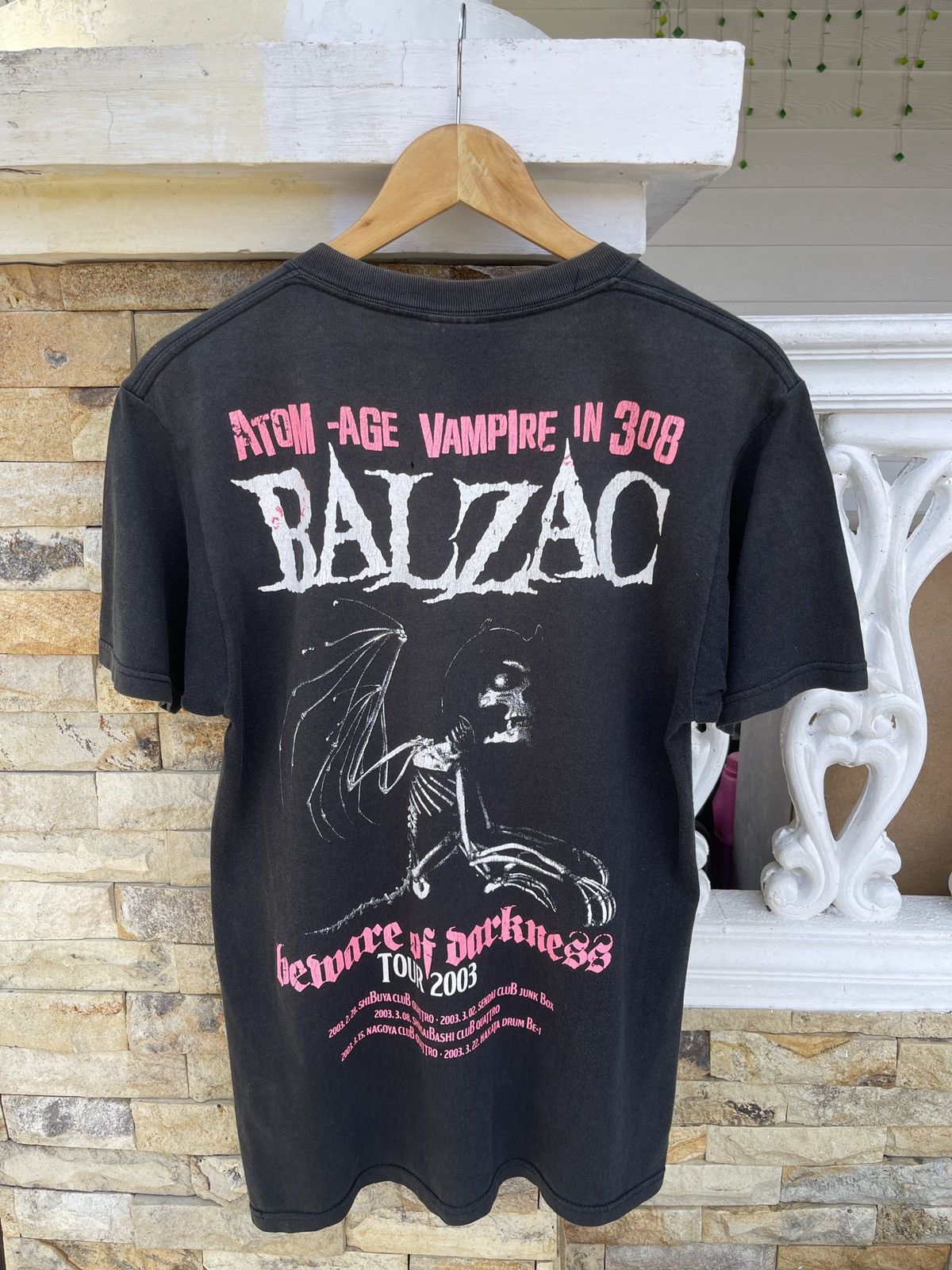 Band Tees × Expert Horror Last 🔥Vtg BALZAC Beware of Darkness Tour Punk Rock Band Tee Size US M / EU 48-50 / 2 - 1 Thumbnail