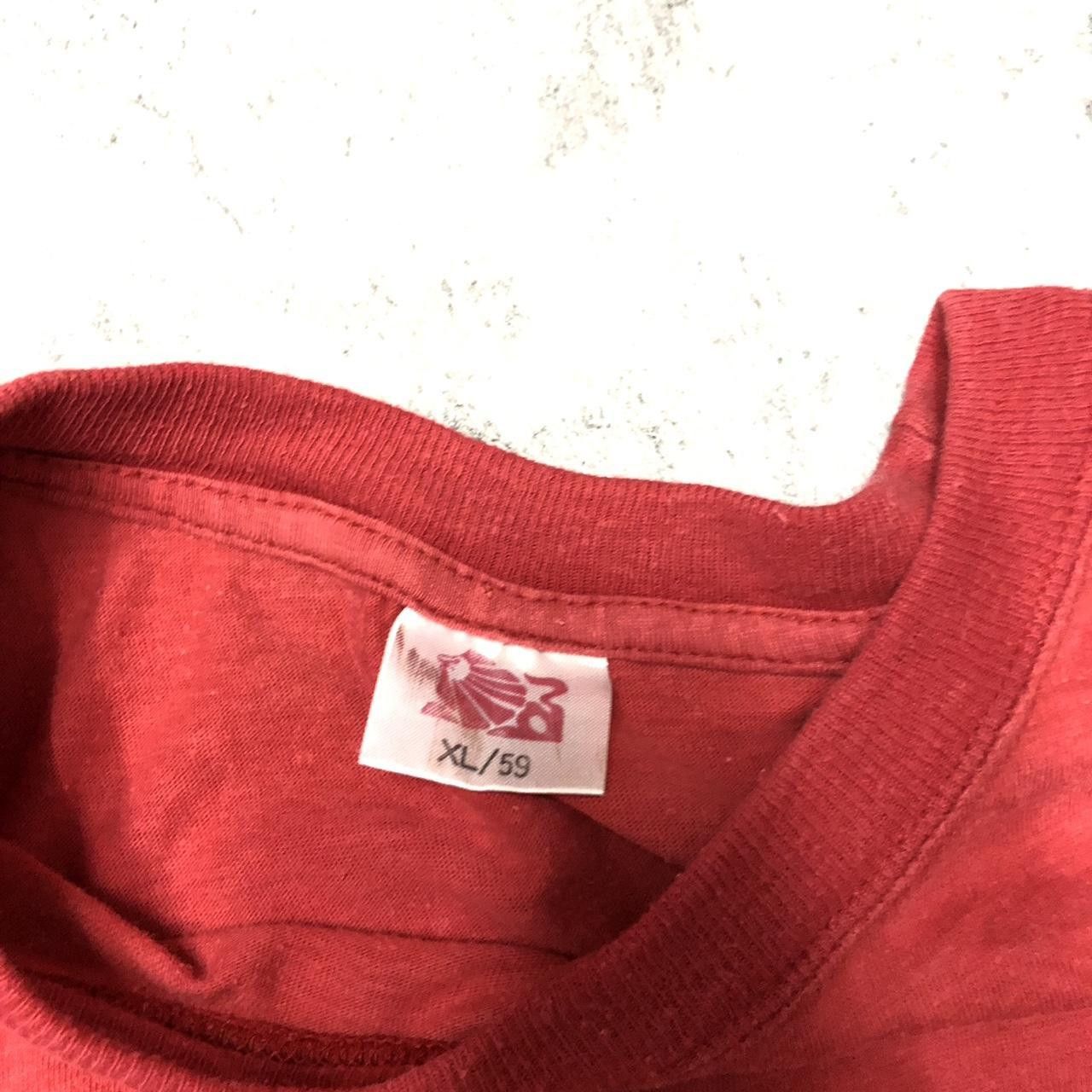 Other Red vintage 90s YMCA T-shirt tshirt Size US XL / EU 56 / 4 - 4 Thumbnail