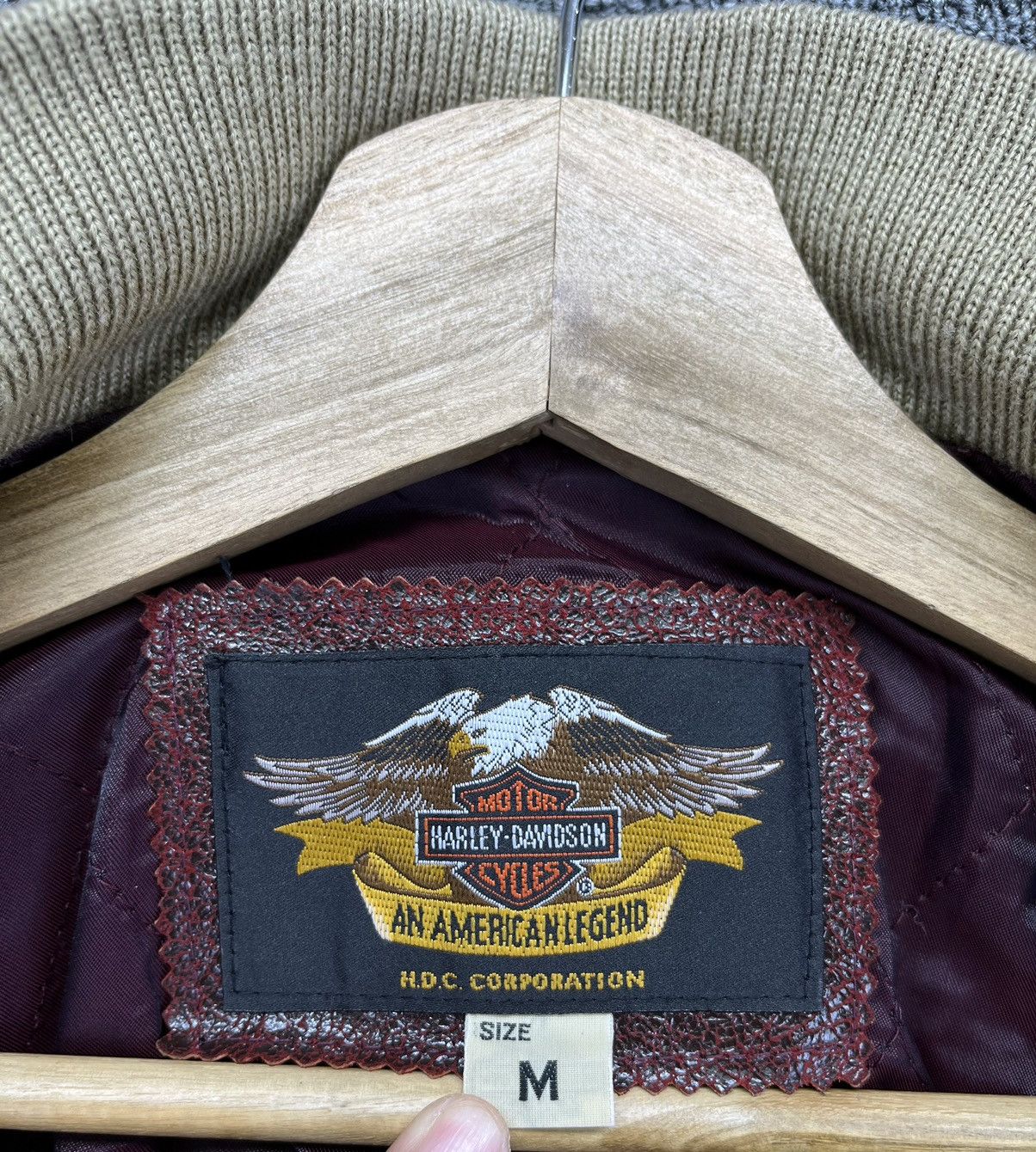 Harley Davidson Vintage Harley Davidson Rare Racing Leather Jacket Size US M / EU 48-50 / 2 - 11 Thumbnail