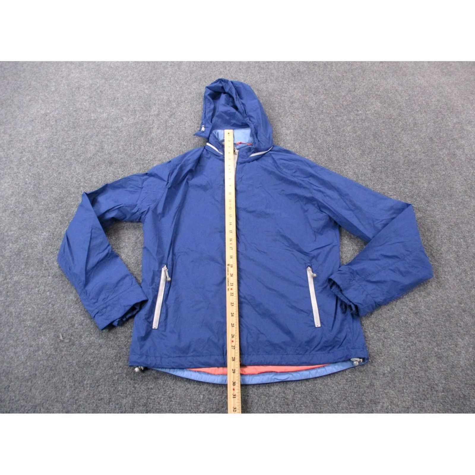 Peter Millar Peter Millar Jacket Mens M Blue Nylon Hyperlight Shield Performance Golf Windbreaker Full Zip Hooded Lightweight Packable Pockets Zipped Size US M / EU 48-50 / 2 - 3 Thumbnail
