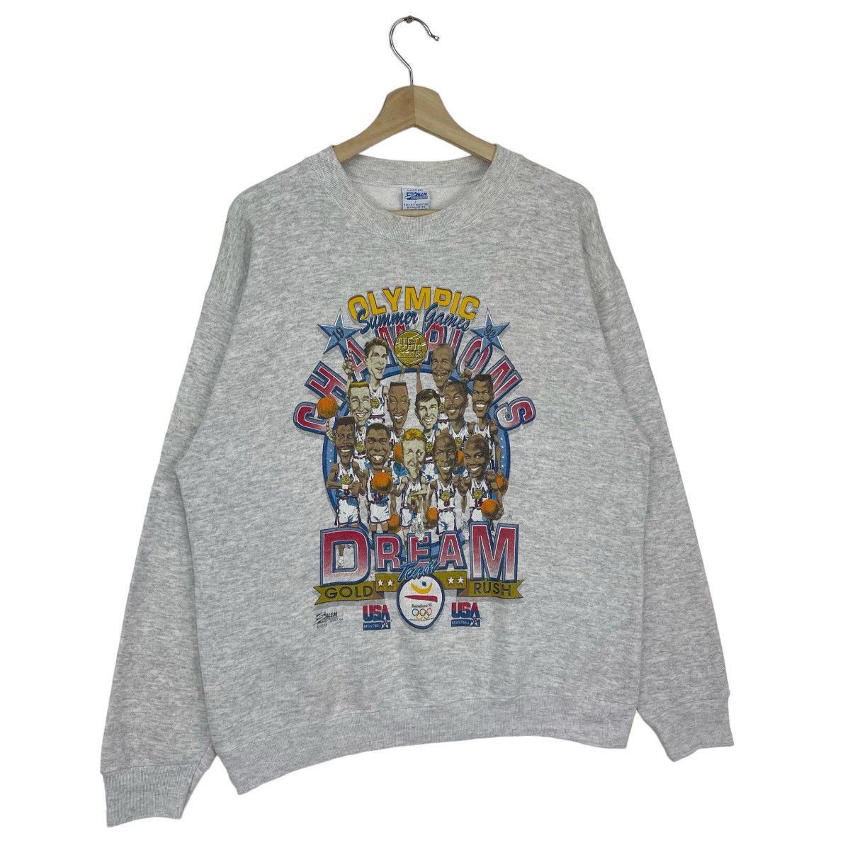 NBA × USA Olympics × Vintage 1992 USA Basketball Dream Team Sweatshirts Size US M / EU 48-50 / 2 - 5 Thumbnail