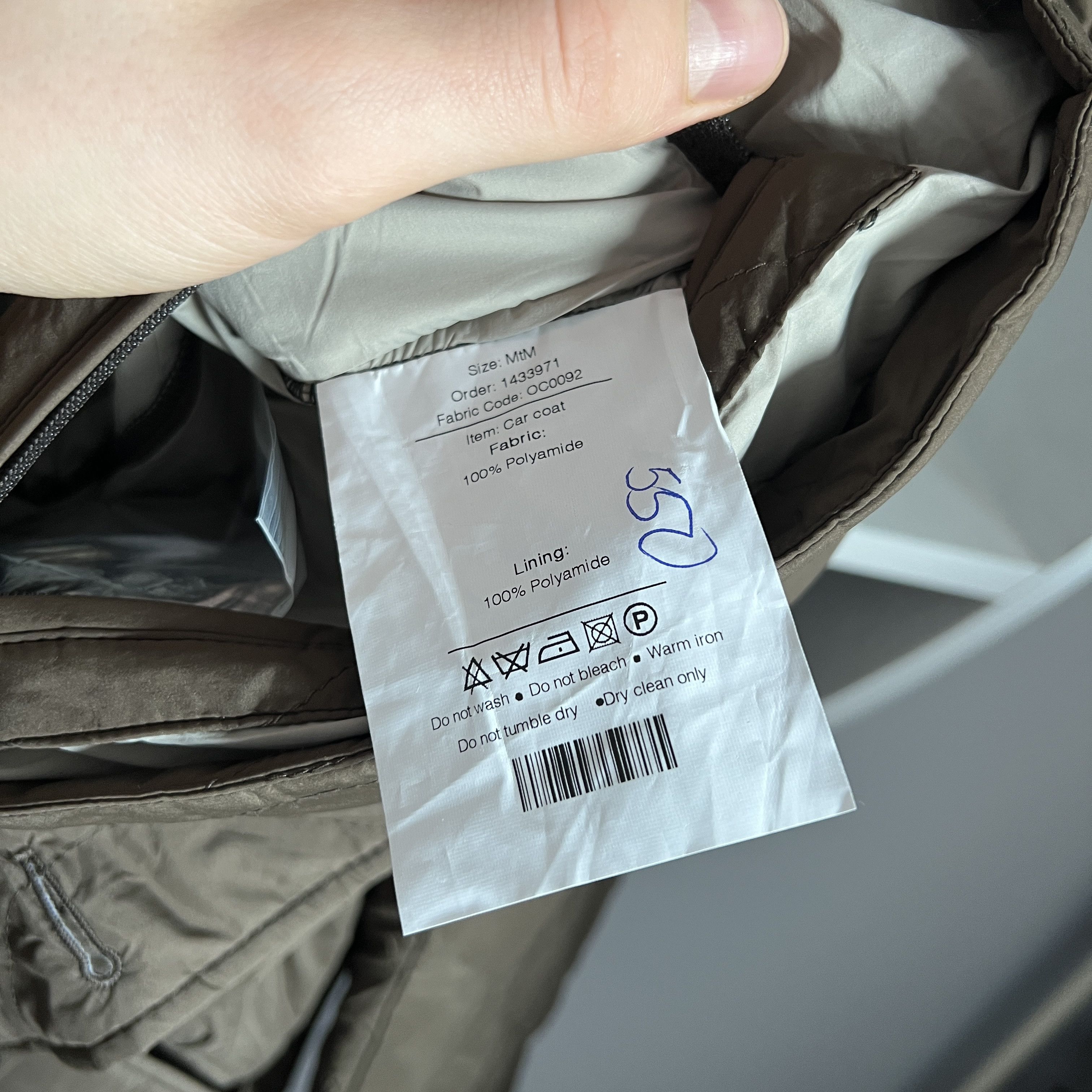 Eredipisano × Loro Piana OLMETEX CAR COAT ITALY FABRICS Waterproof Quilt Jacket Size US M / EU 48-50 / 2 - 8 Thumbnail