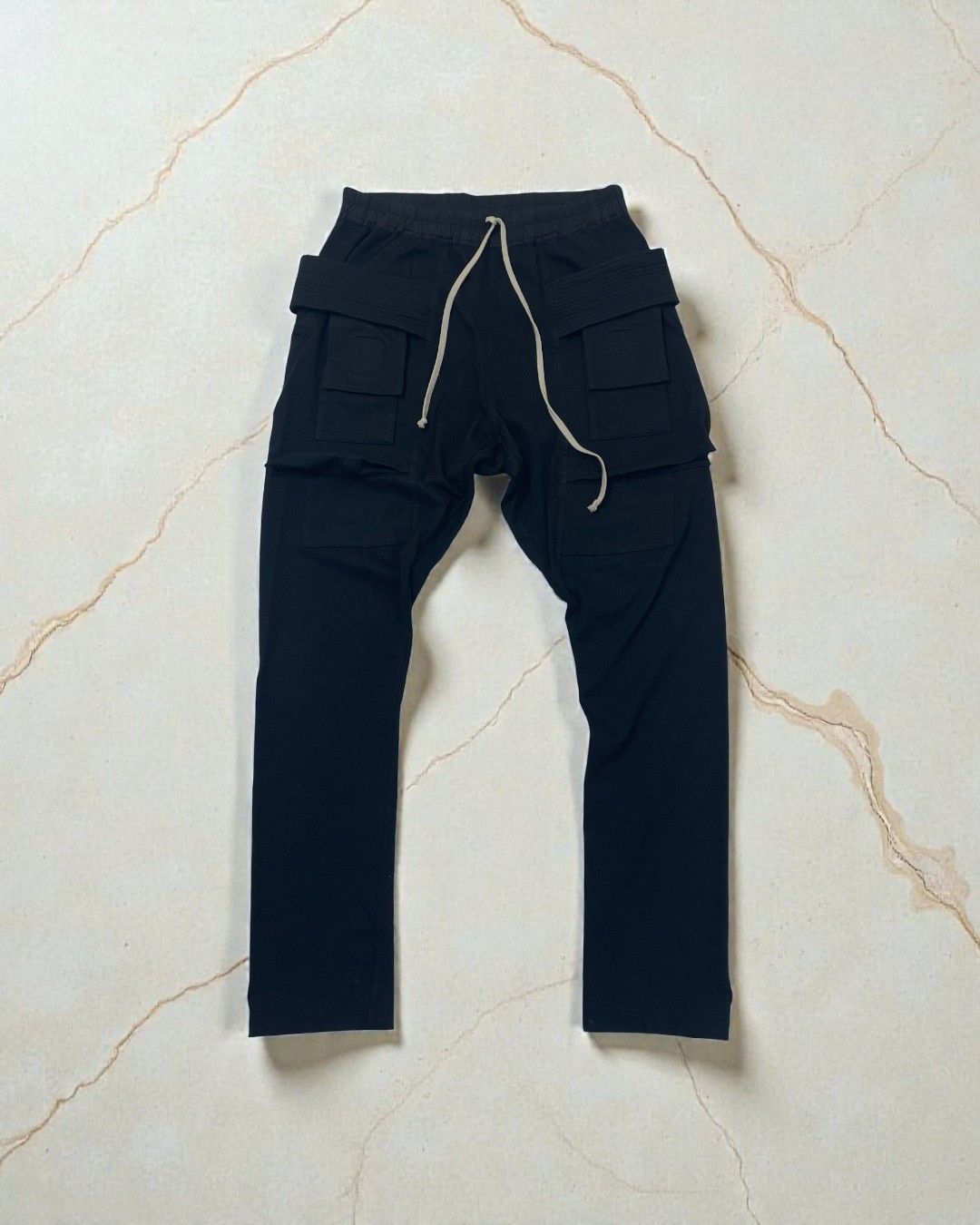 Rick Owens Drkshdw Rick Owens DRKSHDW FW20 Creatch Cargo Pants - RIG (M) Size US 32 / EU 48 - 1 Thumbnail