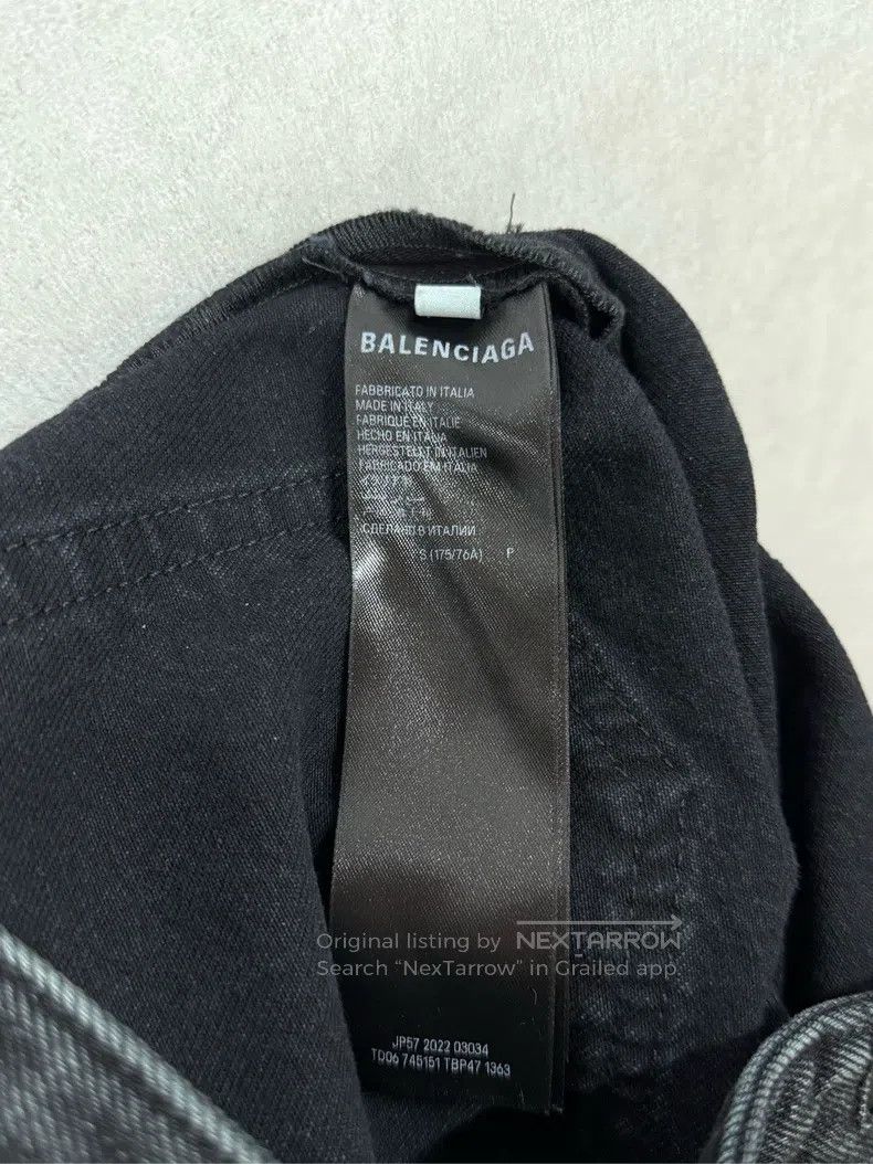 Balenciaga Balenciaga size S Destroyed Ripped Denim Pants Size US 27 - 5 Thumbnail