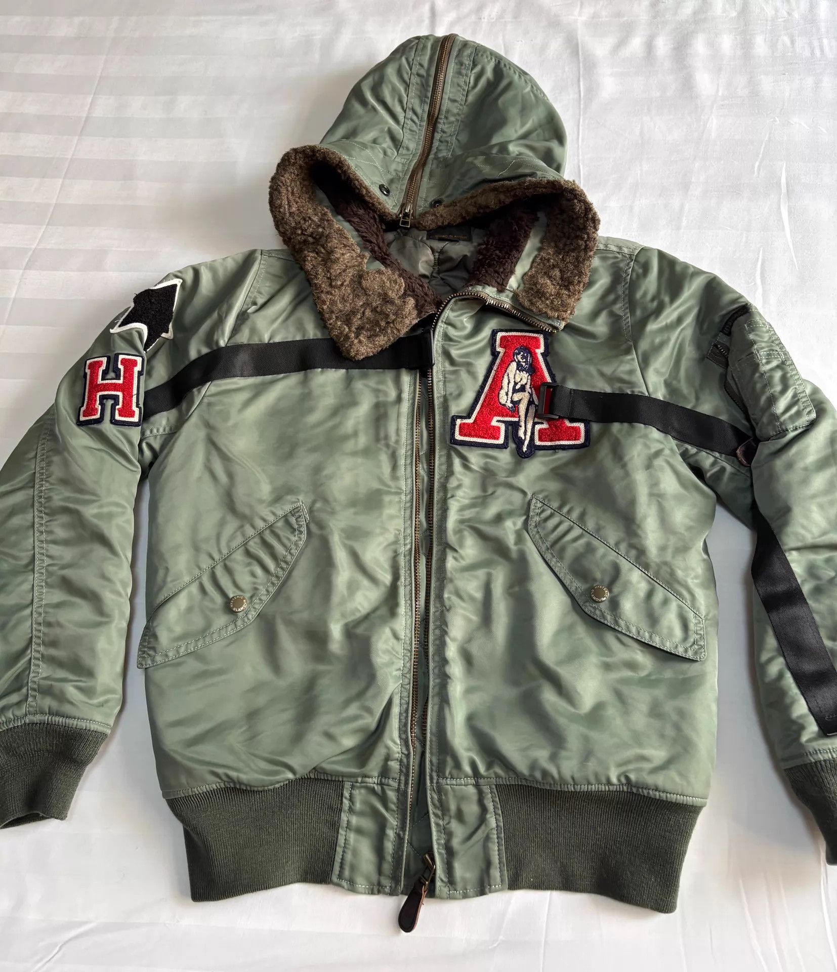 Hysteric Glamour Hysteric Glamour N2B Embroidered Carn Hat Jacket Size US S / EU 44-46 / 1 - 4 Thumbnail