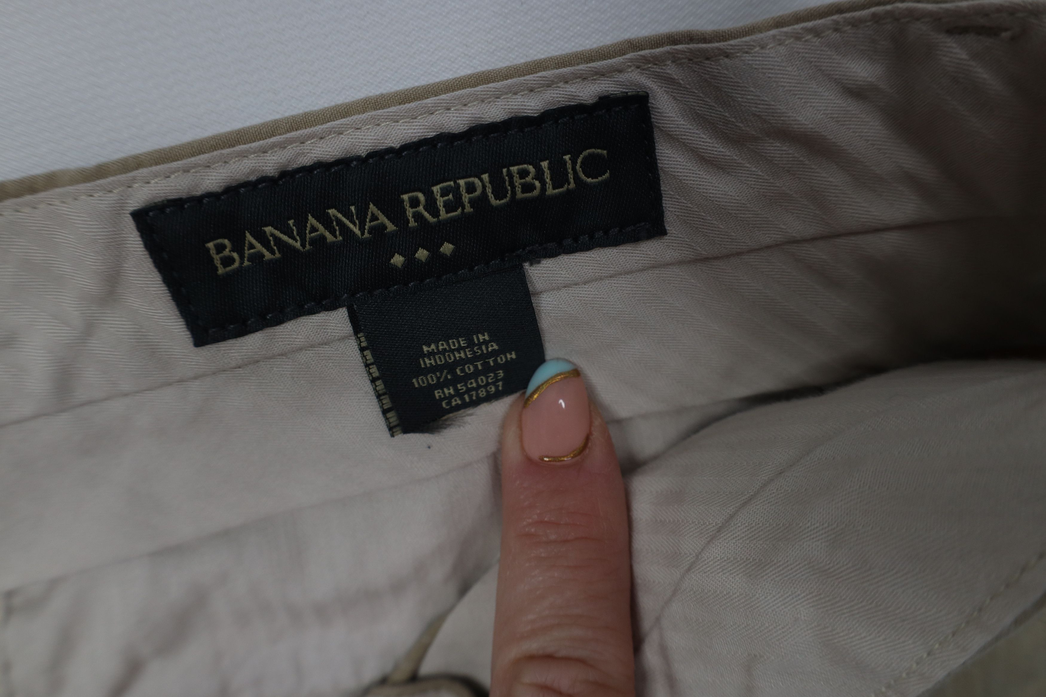 Banana Republic Vintage Y2K 2005 Banana Republic Wide Leg Chino Pants Size US 32 / EU 48 - 6 Thumbnail