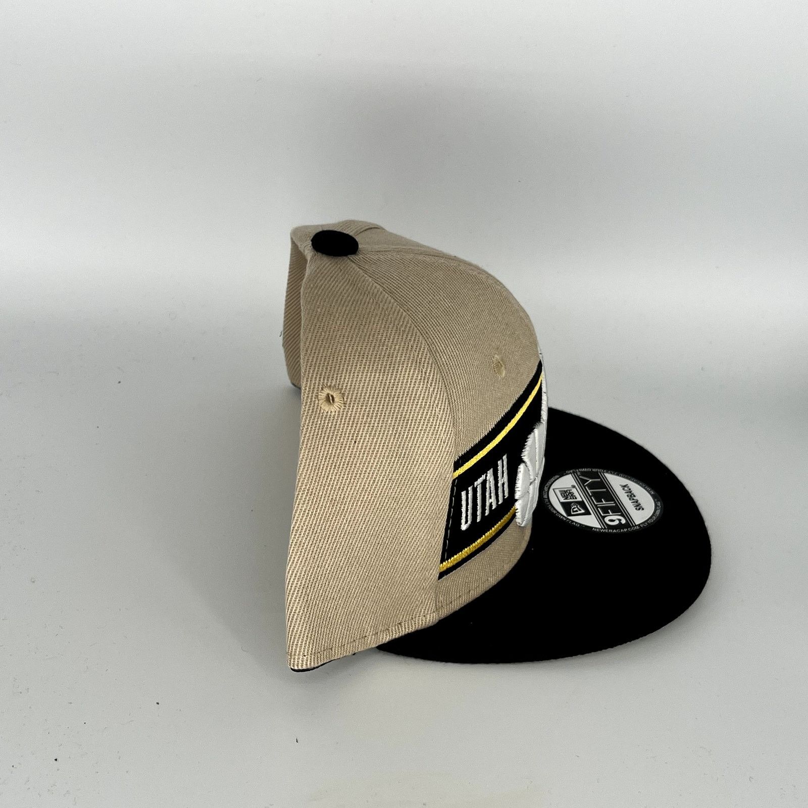 New Era Brown Black Utah Jazz New Era NBA 9Fifty Snapback Hat Size ONE SIZE - 2 Thumbnail