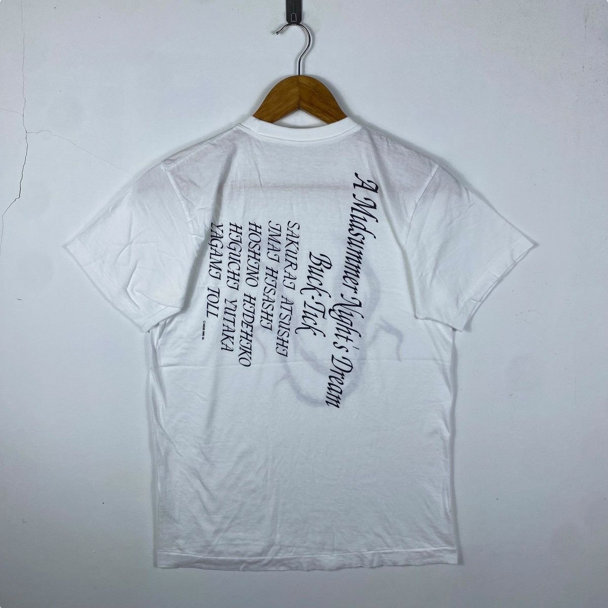 Band Tees Vintage 90's BUCK-TICK A Midsummer Night's Dream Tour Tee Size US M / EU 48-50 / 2 - 4 Thumbnail