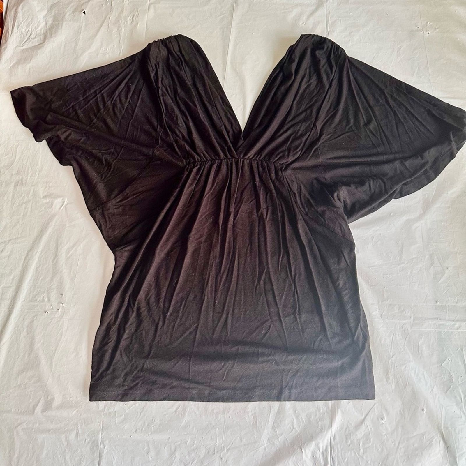 & Other Stories Karen Kane Black V Neck Blouse M Size M / US 6-8 / IT 42-44 - 1 Thumbnail