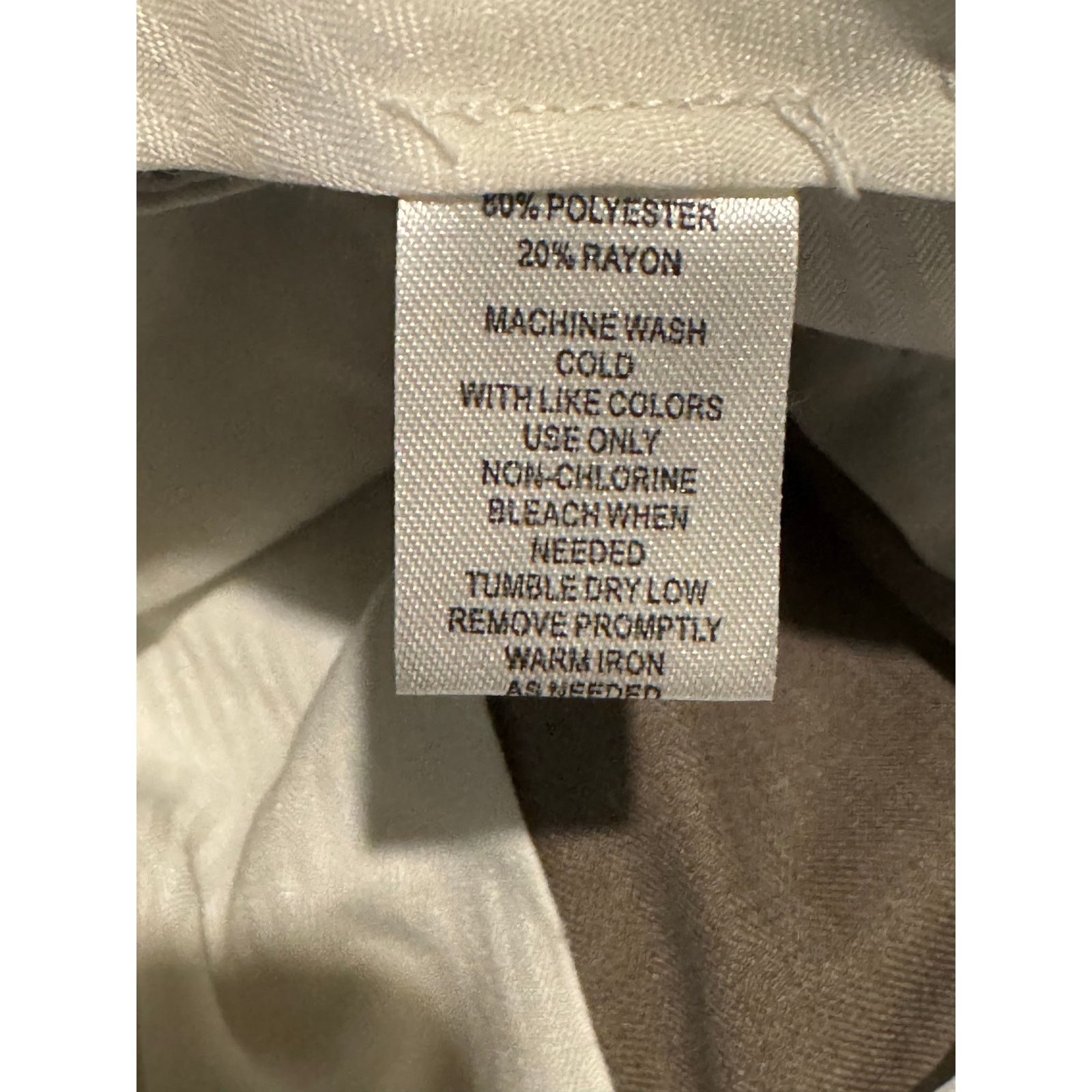 Joseph Abboud Joseph Abboud Trouser Mens Pleated Dress Pants Taupe 36X30 Size US 36 / EU 52 - 5 Thumbnail