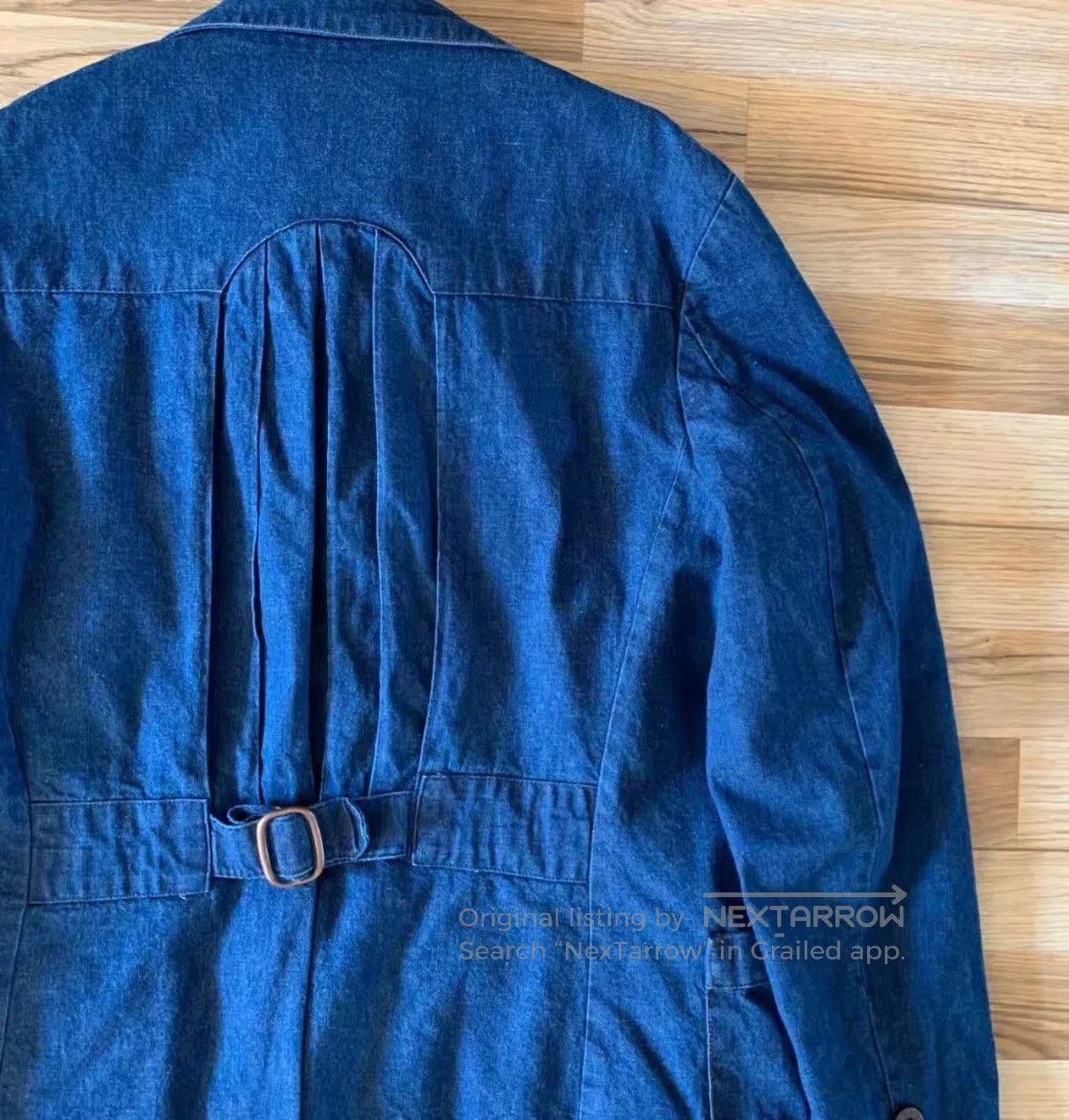 Vintage Vintage Denim Large Lapel Suit Jacket. Size US L / EU 52-54 / 3 - 7 Thumbnail