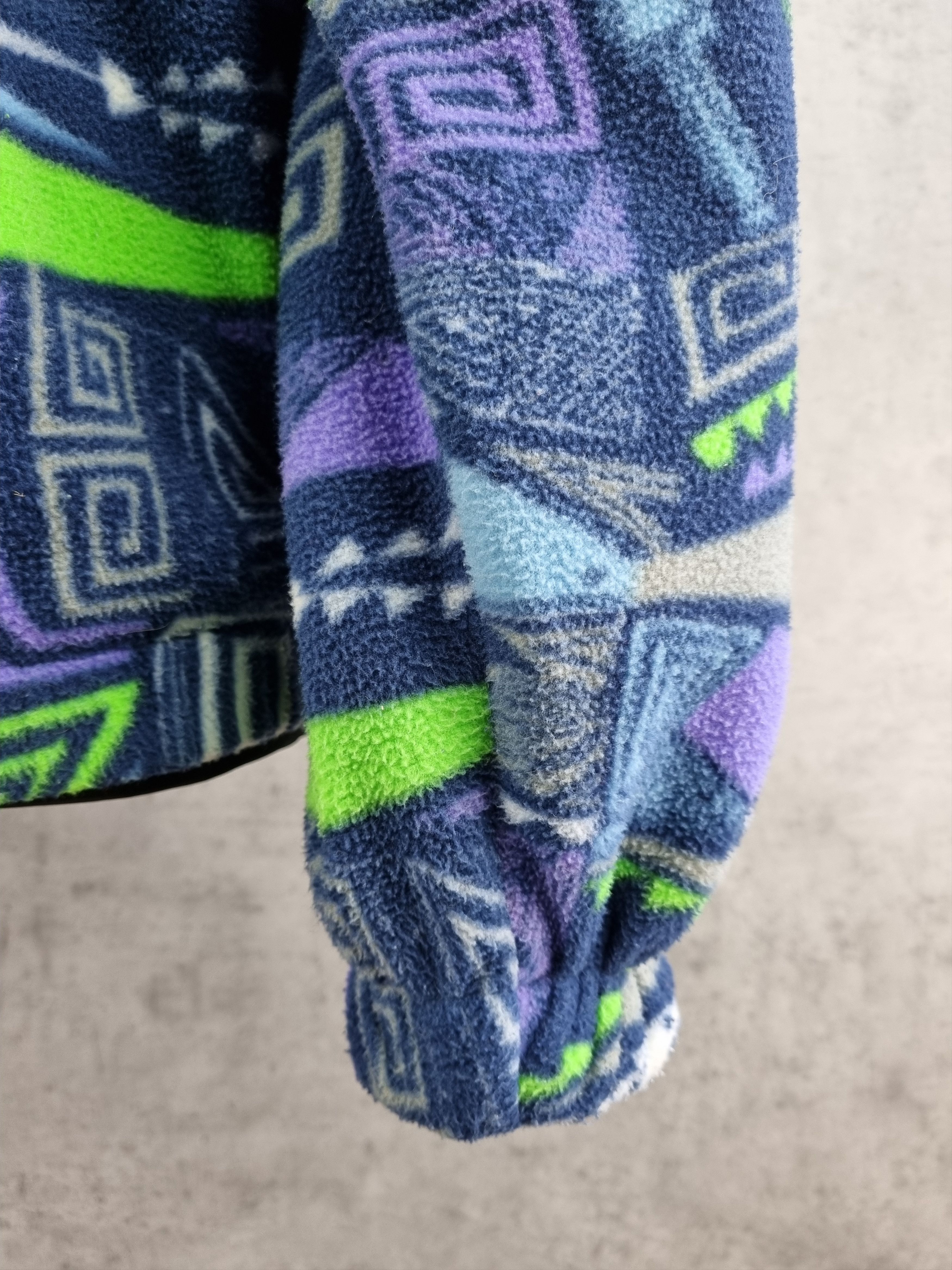 Vintage Attractive Abstract Design Fleece Looks like Patagonia Size US M / EU 48-50 / 2 - 11 Thumbnail