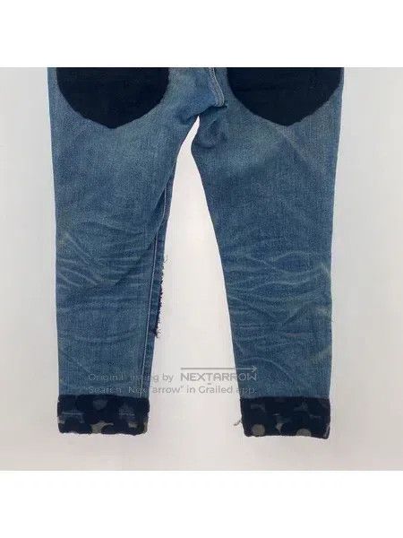 Junya Watanabe Junya Watanabe size XS Studded Sequin Patchwork Denim Pant Size US 27 - 3 Thumbnail