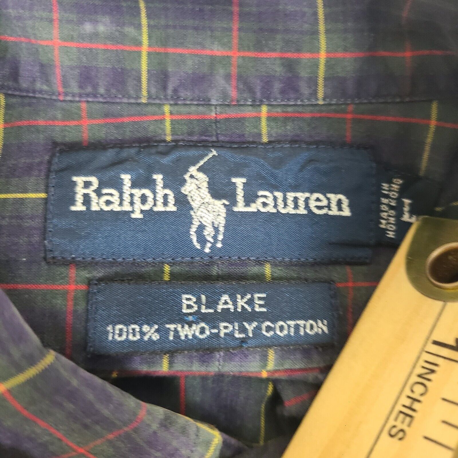 Polo Ralph Lauren Ralph Lauren Polo Button Down Shirt Mens Large Blake Plaid P Size US L / EU 52-54 / 3 - 2 Thumbnail