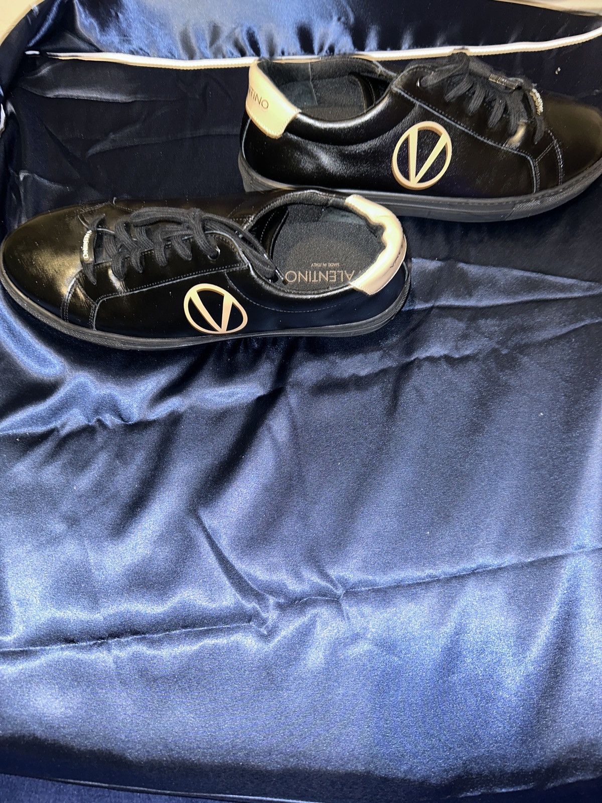 Mario Valentino Black Valentino Sneakers Size US 12 / EU 45 - 2 Thumbnail