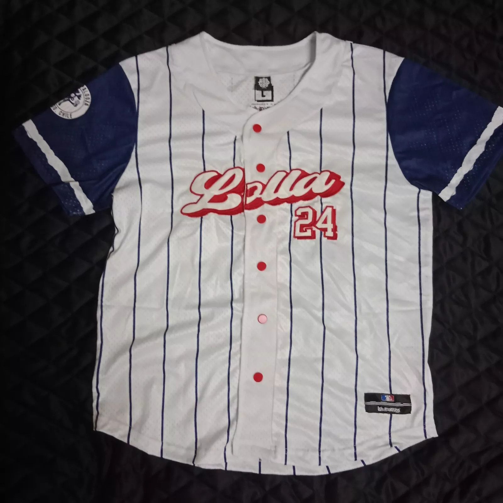 Band Tees × Rap Tees Lollapalooza Santiago Chile Music Festival Baseball Jersey Size US L / EU 52-54 / 3 - 1 Thumbnail