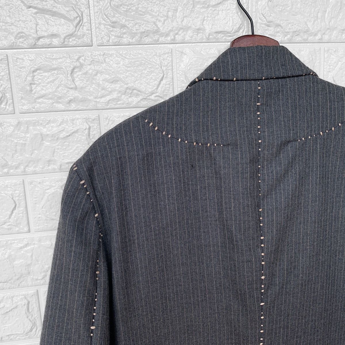 Issey Miyake AW 2005 Issey Miyake Show Hand Stitches Open Thread Blazer Size US M / EU 48-50 / 2 - 12 Thumbnail