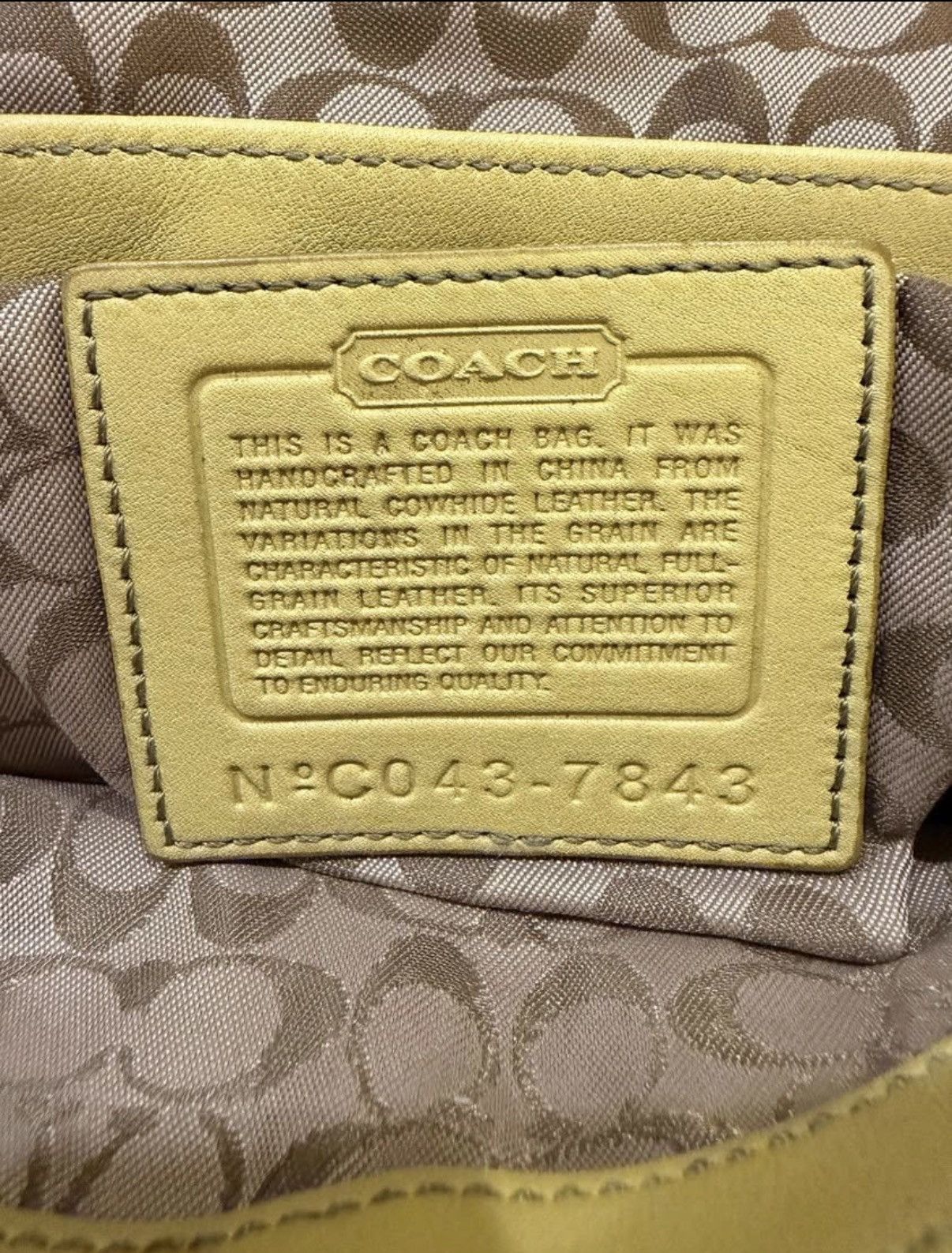 Coach Vintage yellow/green cosch soho crossbody Size ONE SIZE - 4 Thumbnail