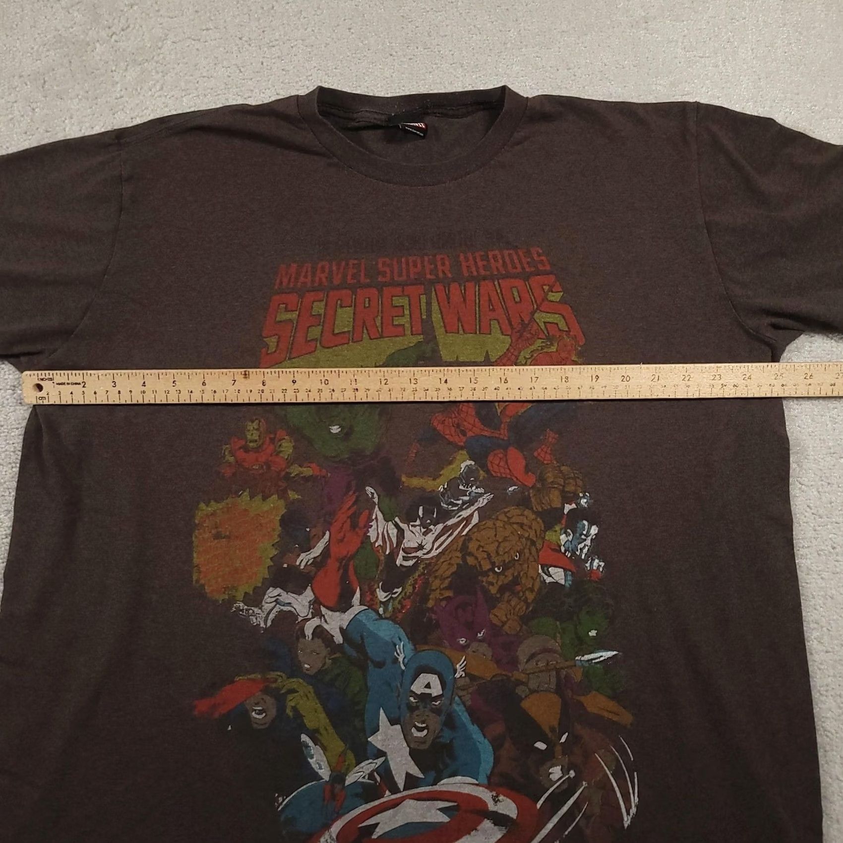 Vintage VINTAGE Marvel Super Heroes Secret Wars Shirt Mens XL Brown Graphic Mad Engine Size US XL / EU 56 / 4 - 4 Thumbnail