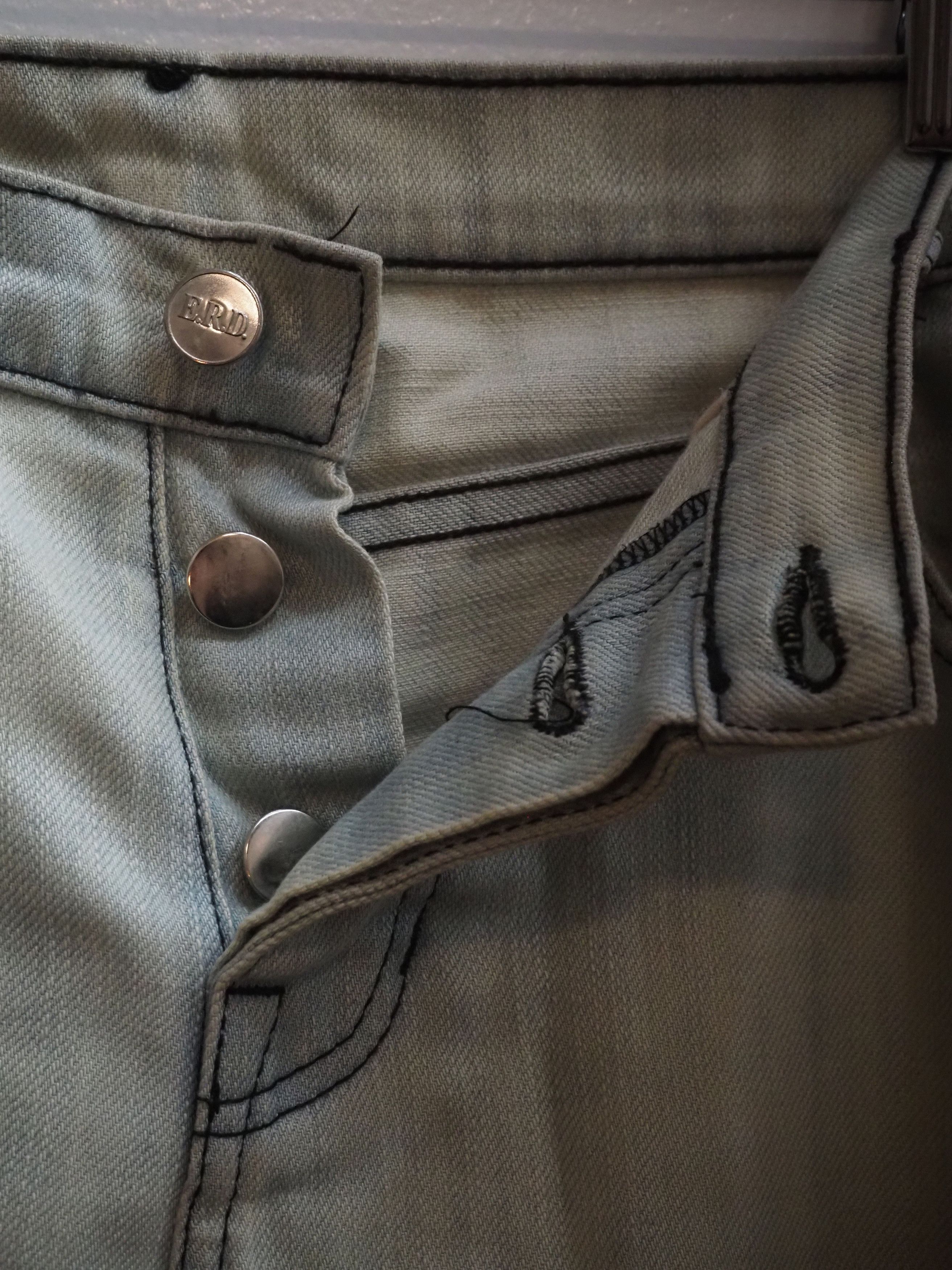 Enfants Riches Deprimes Enfants Riches Déprimés Embroidered Pocket Denim Size US 33 - 5 Thumbnail