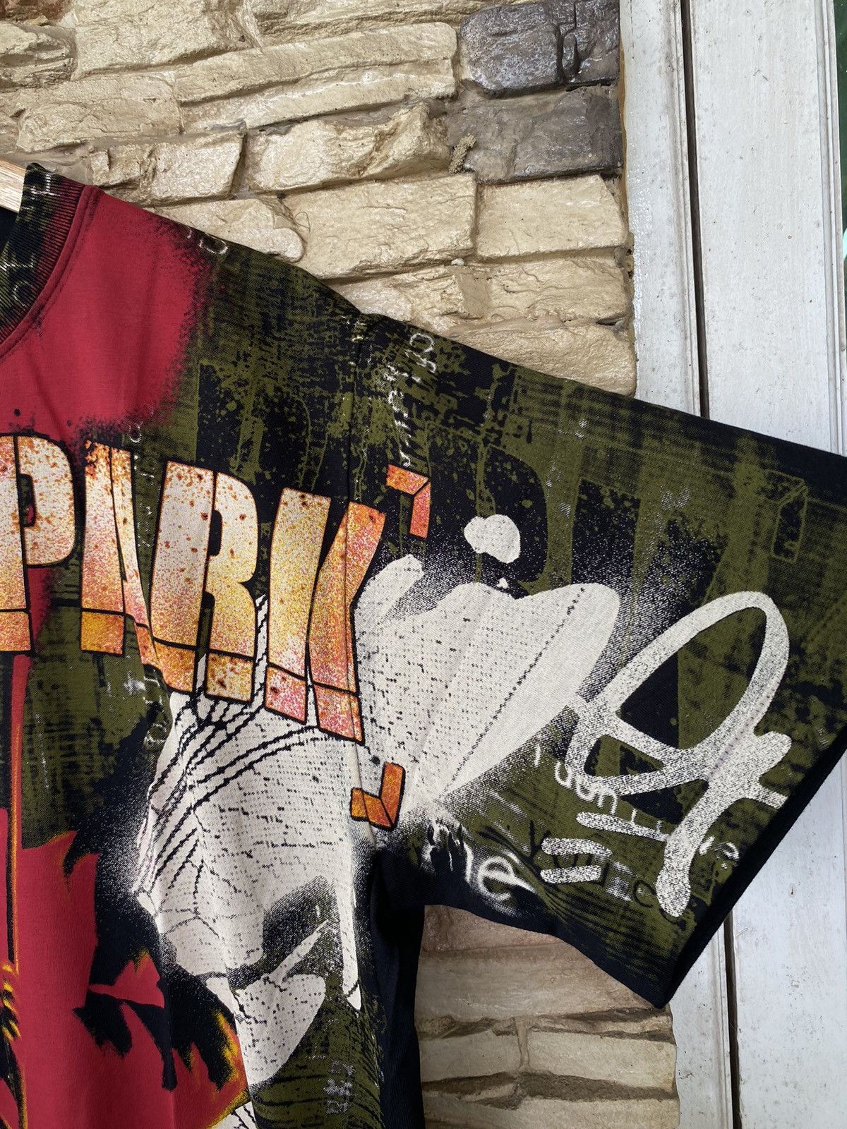 Band Tees Linkin Park Hybrid Theory Band AOP OVP Fullprint Tees Size US L / EU 52-54 / 3 - 3 Thumbnail