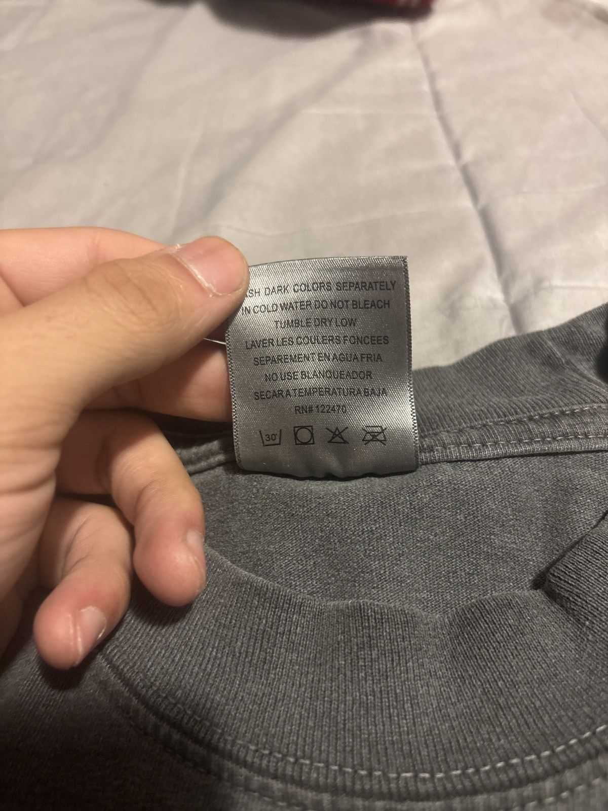 Saint Vanity Saint Vanity T-Shirt HOQ Grey M Size US M / EU 48-50 / 2 - 4 Thumbnail