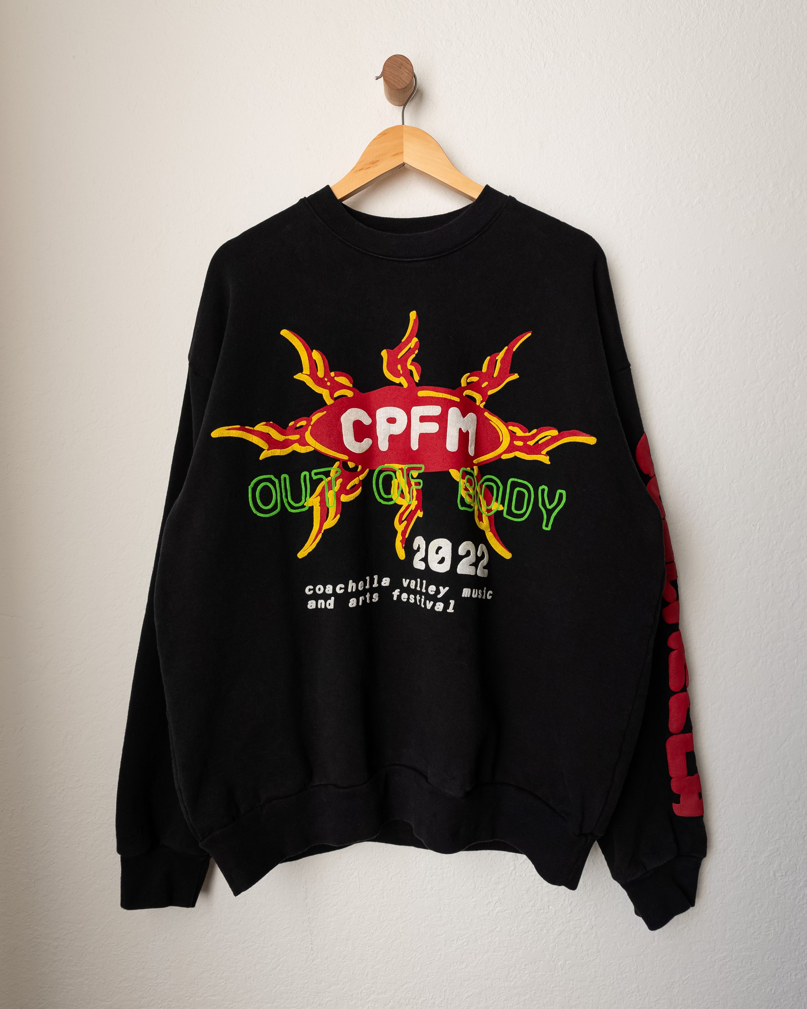 Cactus Plant Flea Market CPFM x Coachella 2022 Out Of Body high quality Festival Merch