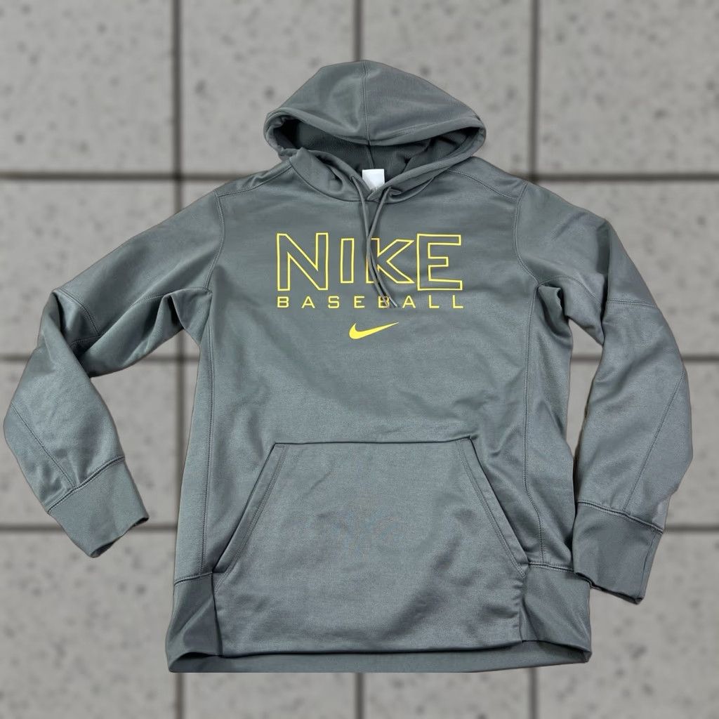 Nike Mens Nike Baseball Hoodie Therma Fit Training Sweatshirt Gray Size Medium Size US M / EU 48-50 / 2 - 1 Thumbnail