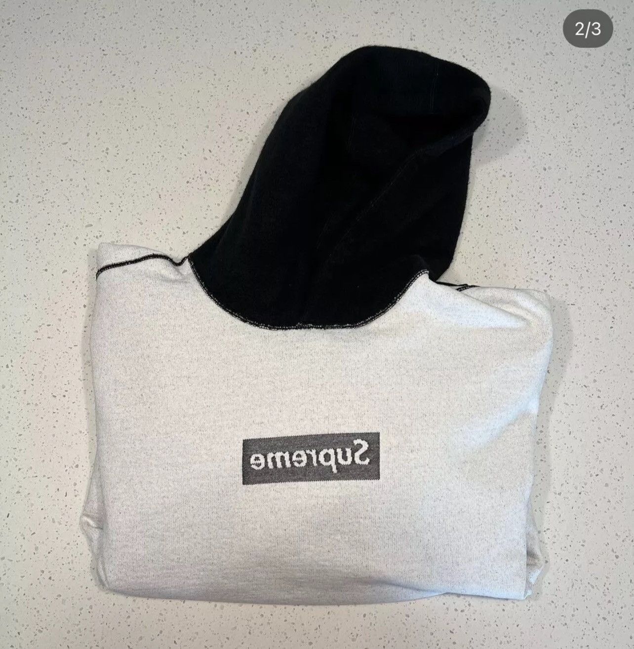Supreme DS Supreme Inside Out Box Logo Hooded Sweatshirt Black Large Size US L / EU 52-54 / 3 - 2 Thumbnail