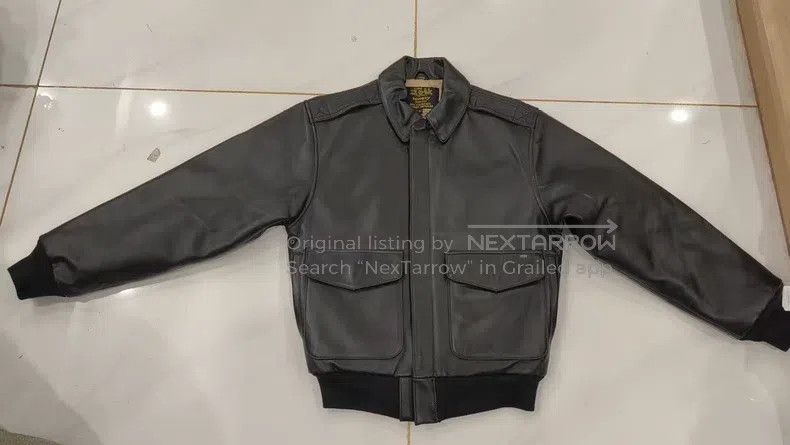 Other Classic American A2 Air Force flight leather jacket Size US M / EU 48-50 / 2 - 2 Thumbnail