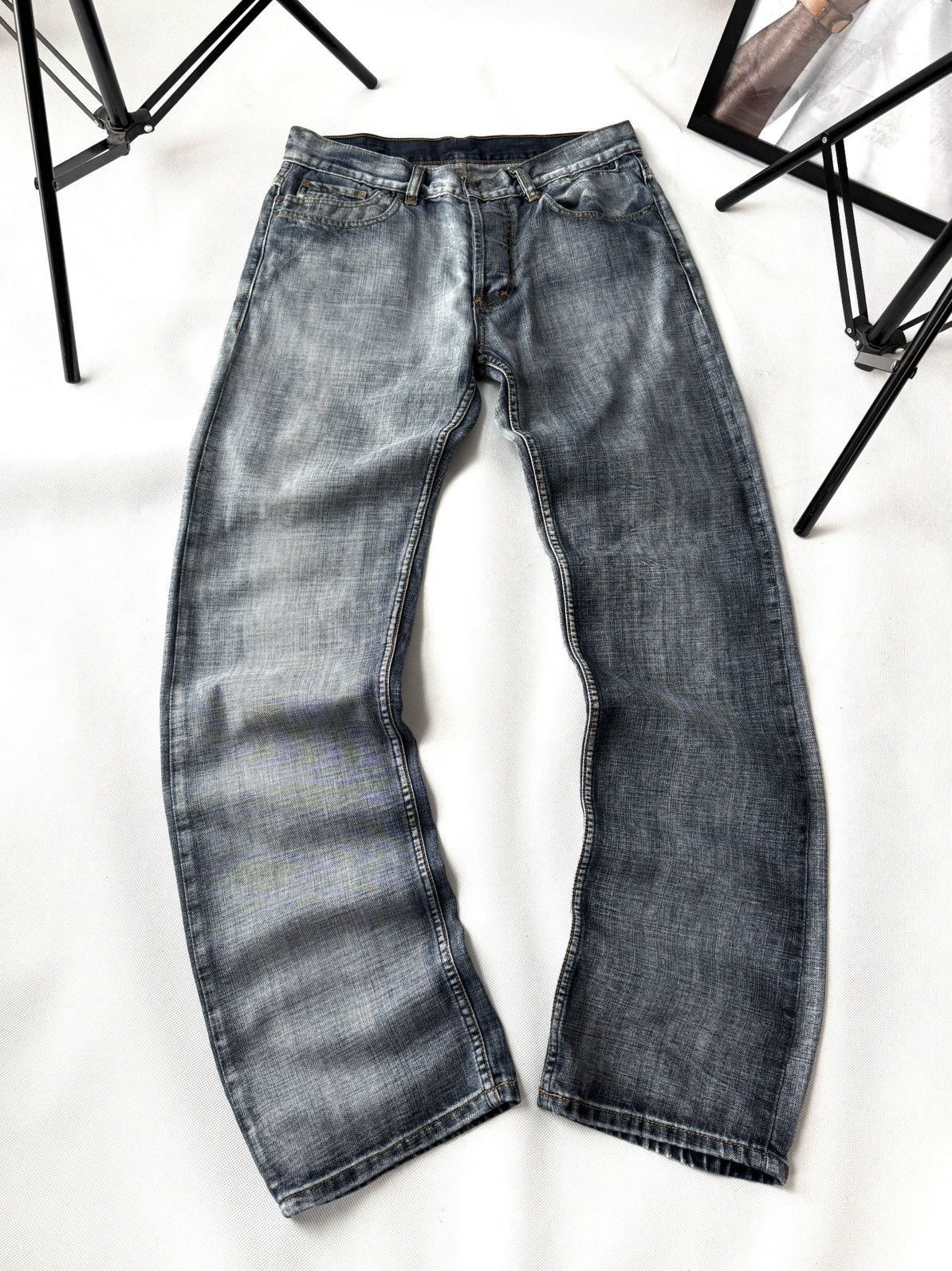 Diesel Vintage Diesel Jeans Dirty Pants faded crash denim distresse Size US 32 / EU 48 - 6 Thumbnail