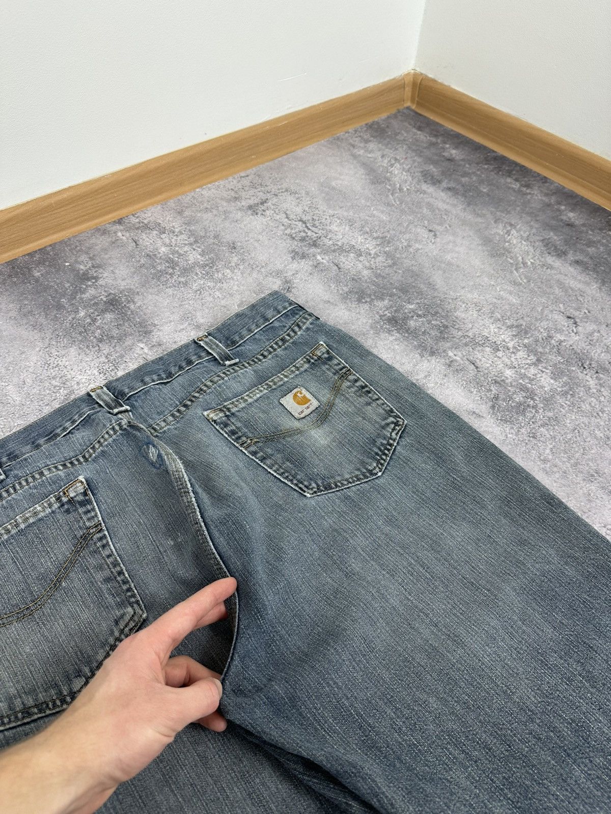 Carhartt Vintage Carhartt USA Stone Washed Baggy Utility Work Jeans Size US 40 / EU 56 - 7 Thumbnail