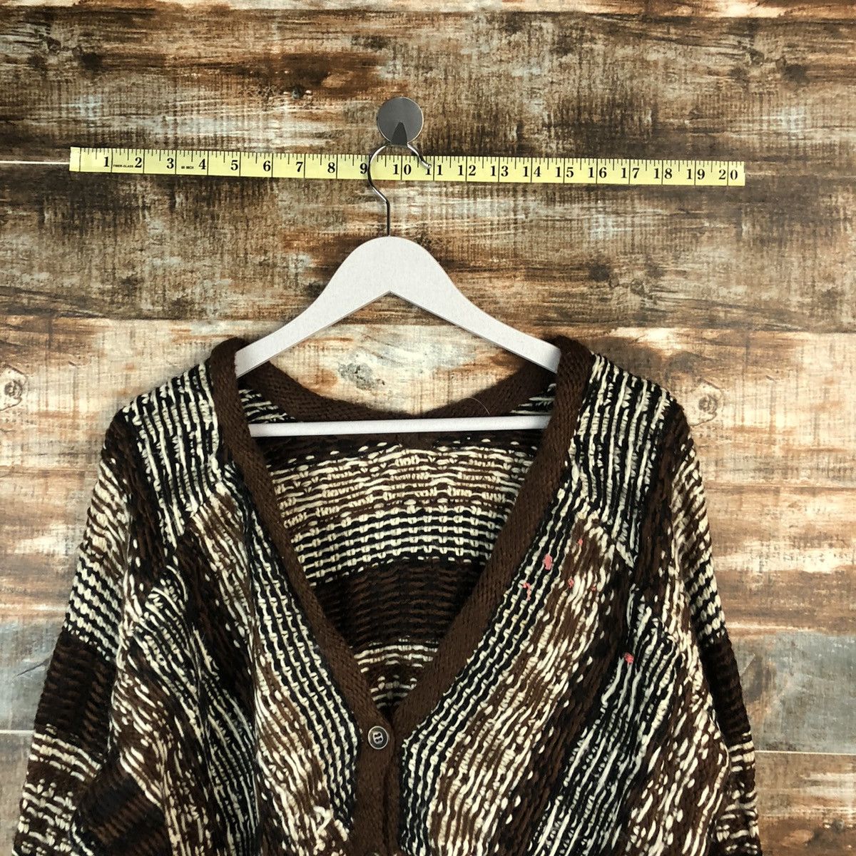 Japanese Brand Japan vintage Brown Cardigan Knitwear #A1584 Size US M / EU 48-50 / 2 - 4 Thumbnail