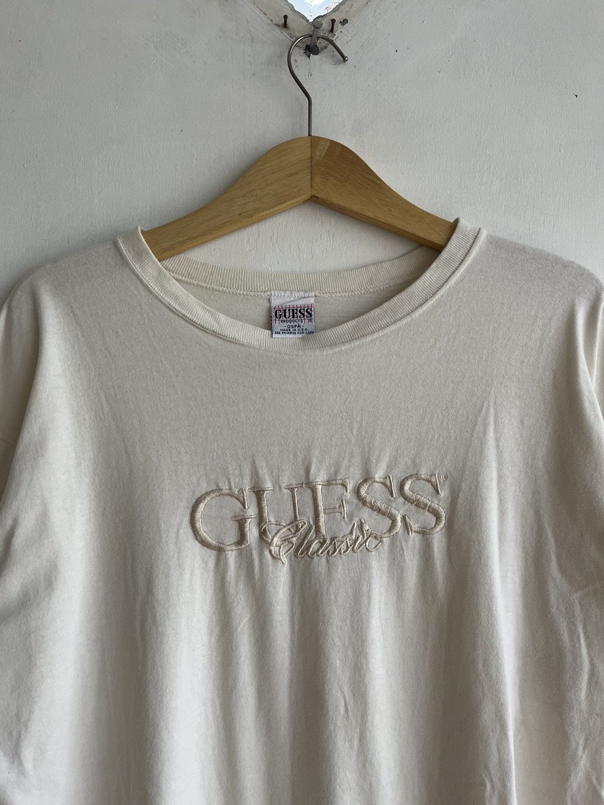 Guess × Vintage VINTAGE GUESS CLASSIC EMBROIDERED TEE Size US M / EU 48-50 / 2 - 2 Thumbnail