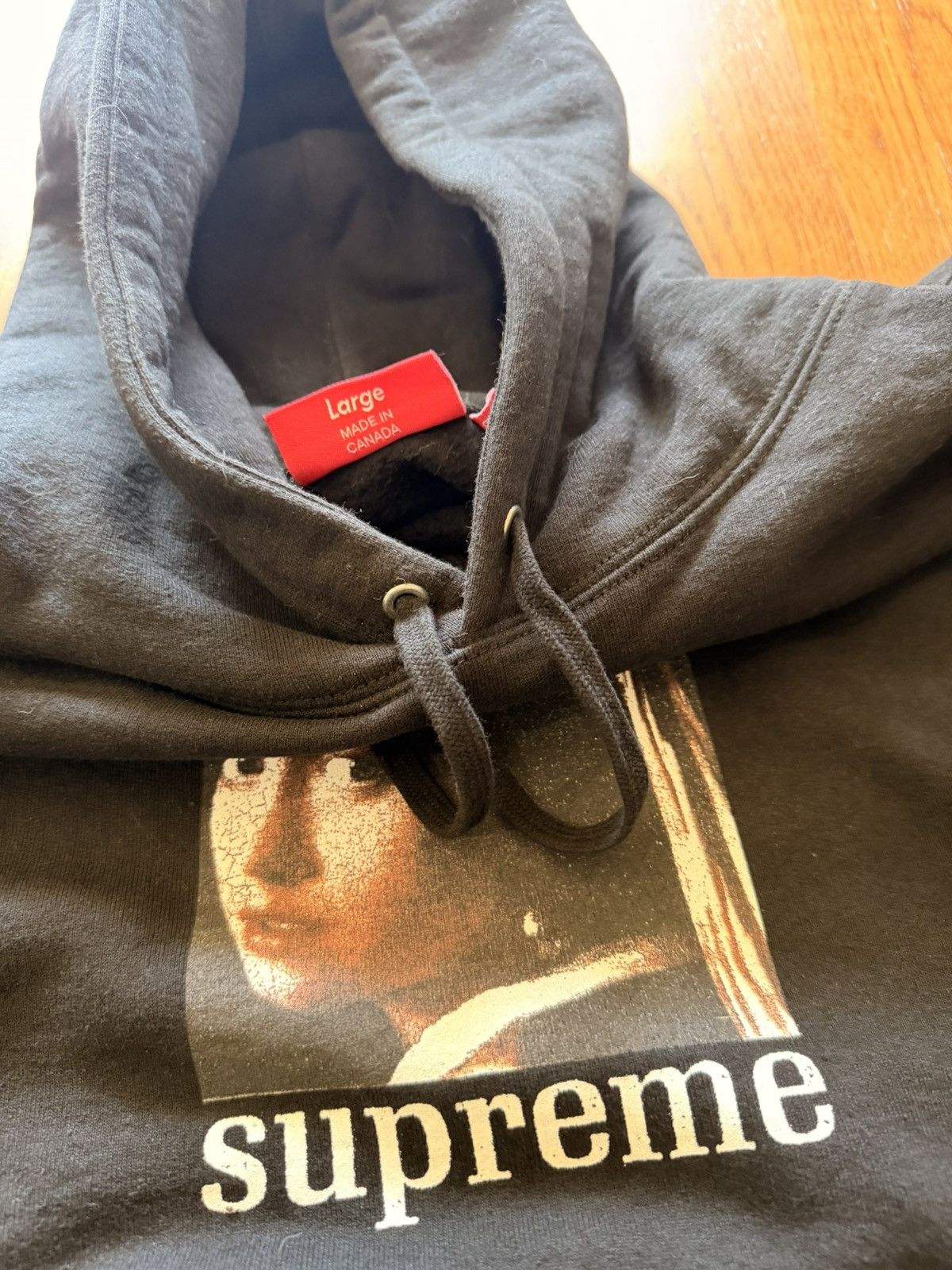 Supreme Supreme Pearl Hooded Sweatshirt Black Size US L / EU 52-54 / 3 - 3 Thumbnail