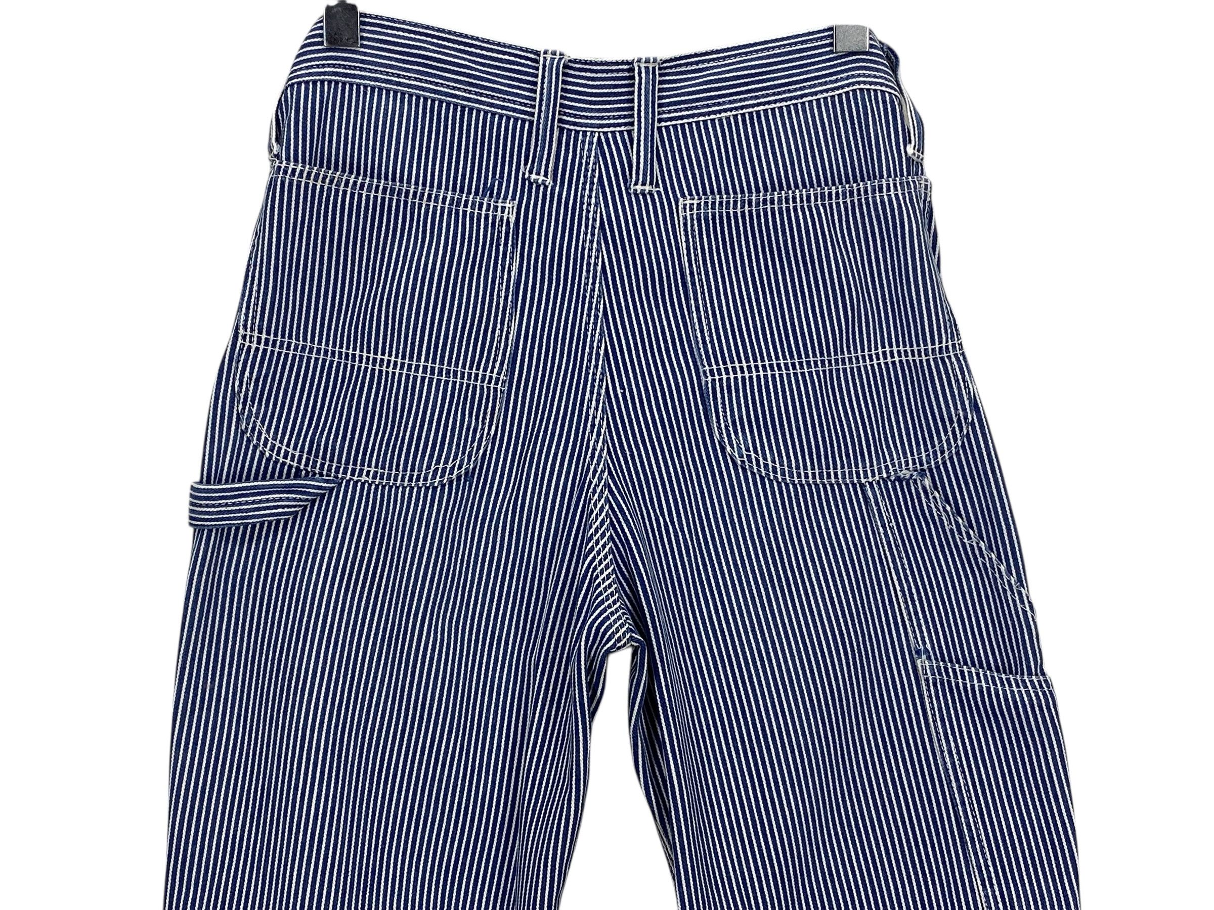 Japanese Brand Alin Jeans Stripes Hickory Jeans Size US 30 / EU 46 - 7 Thumbnail