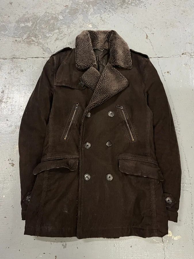 Dolce & Gabbana 2000s Dolce & Gabbana Imperial Buttoned Brown Jacket Size US M / EU 48-50 / 2 - 1 Thumbnail