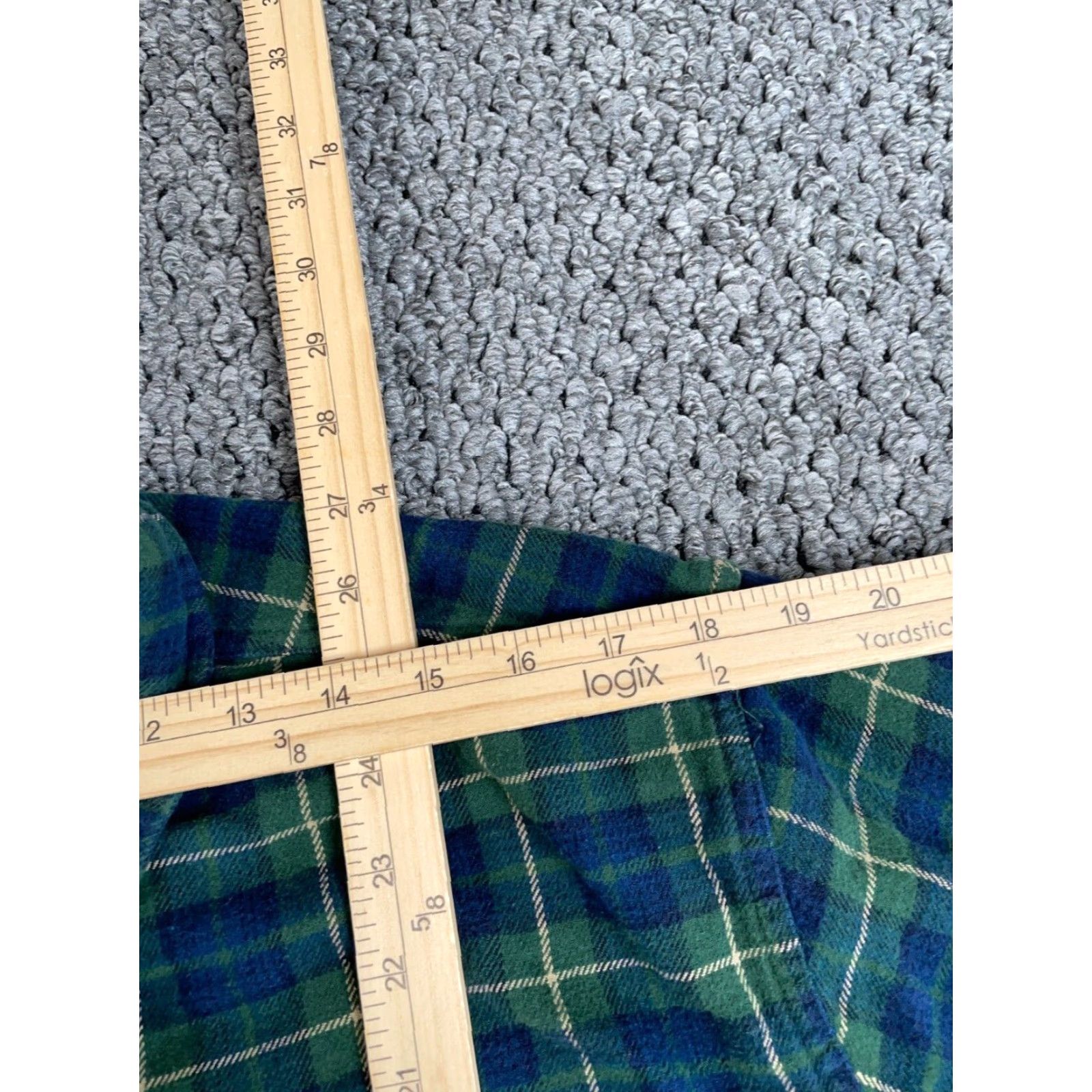 Abercrombie & Fitch VINTAGE Abercrombie & Fitch Oversized Flannel Shirt Men Medium Green Blue Tartan 90s Grunge Retro Size US M / EU 48-50 / 2 - 7 Thumbnail