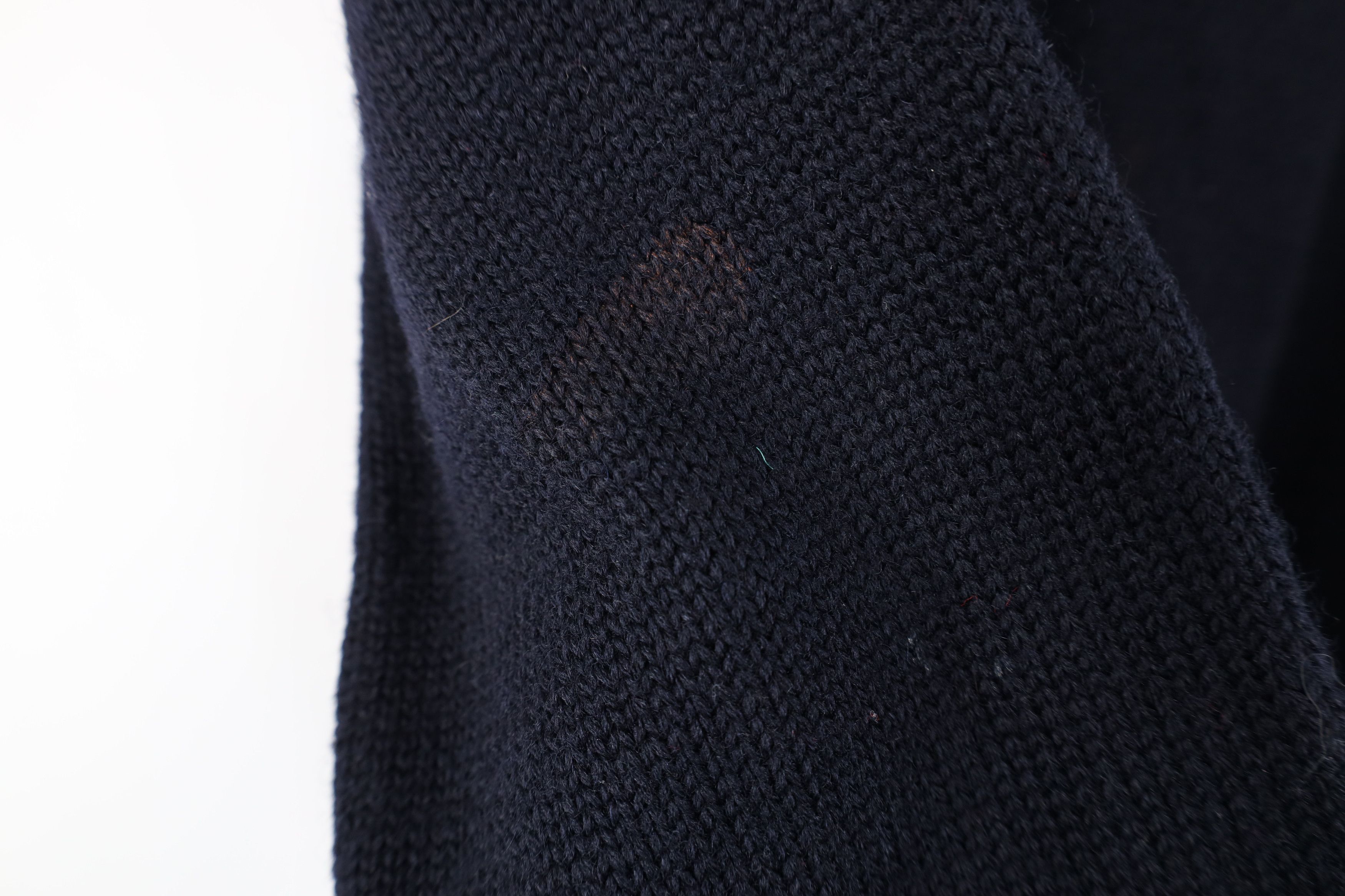 Vintage Vintage 40s US Navy Wool Knit Mock Neck Sweater Blue USA Size US S / EU 44-46 / 1 - 9 Thumbnail