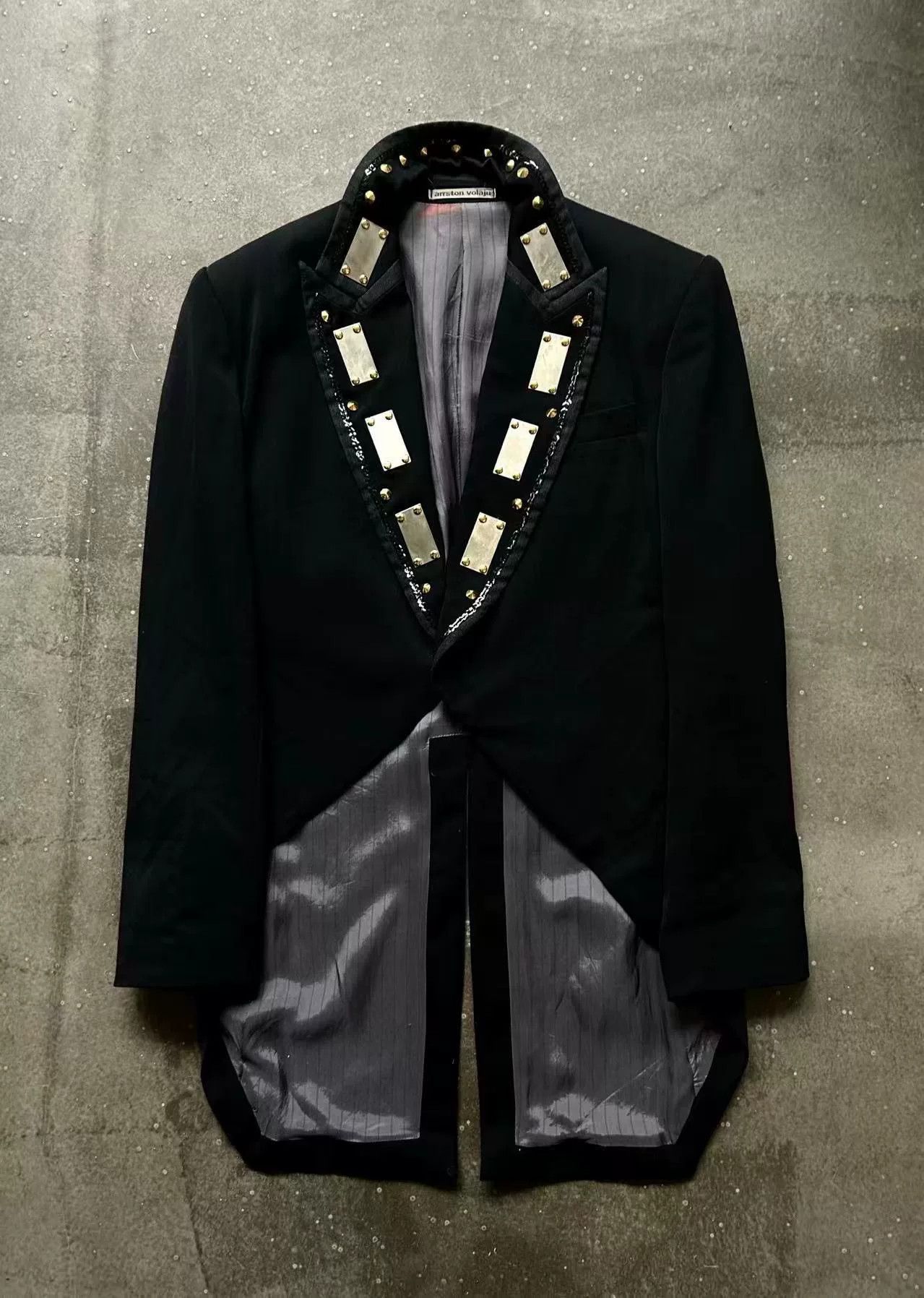 Hiroshi Fujiwara Kohshin Satoh Studded Lapel Blazer Jacket Size US M / EU 48-50 / 2 - 1 Thumbnail
