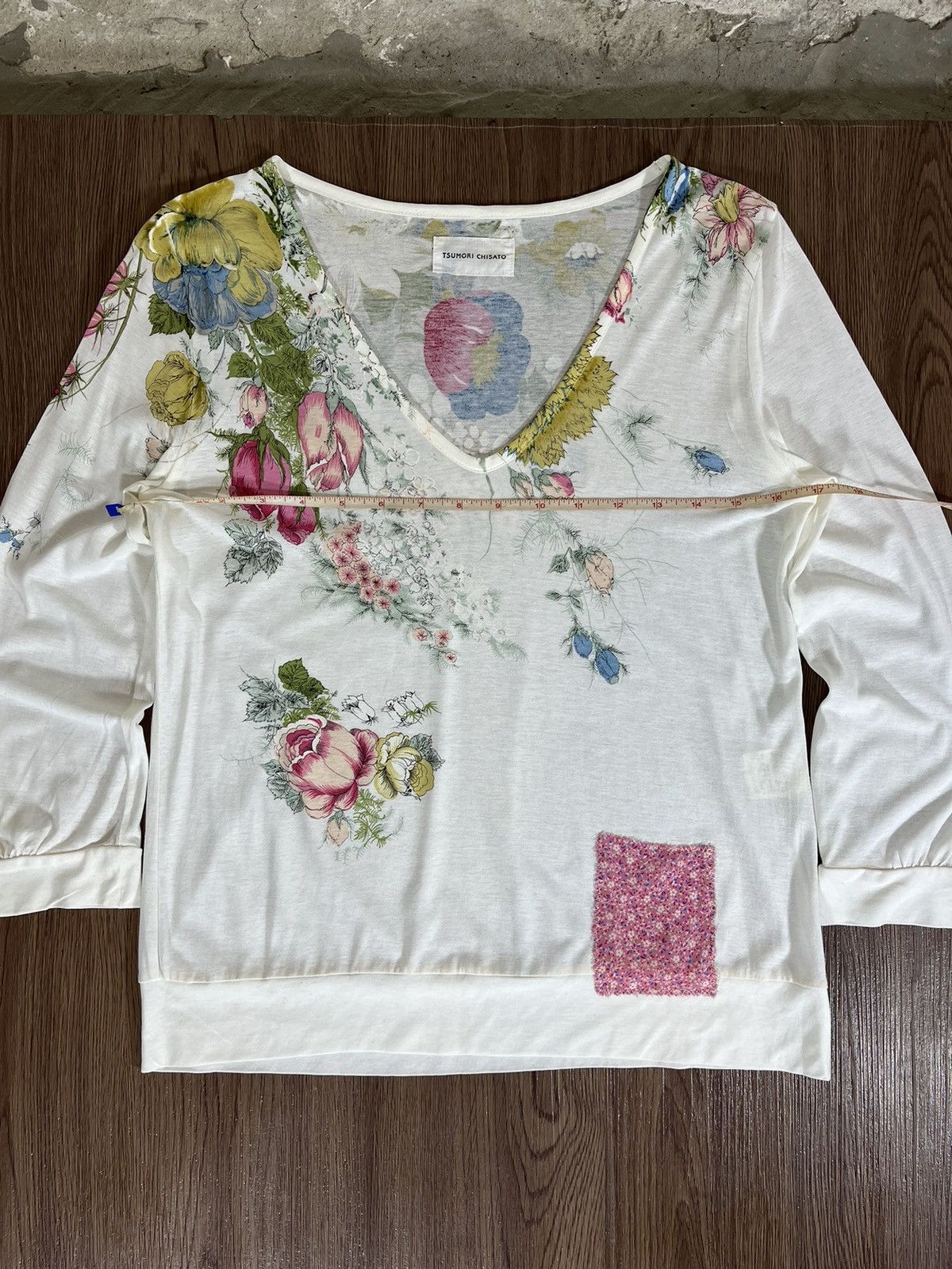 Tsumori Chisato Tsumori Chisato Floral Print Long Sleeve Top Size S / US 4 / IT 40 - 9 Thumbnail