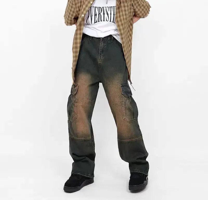Japanese Brand Vintage homemade washed distressed work jeans Size US 32 / EU 48 - 5 Thumbnail