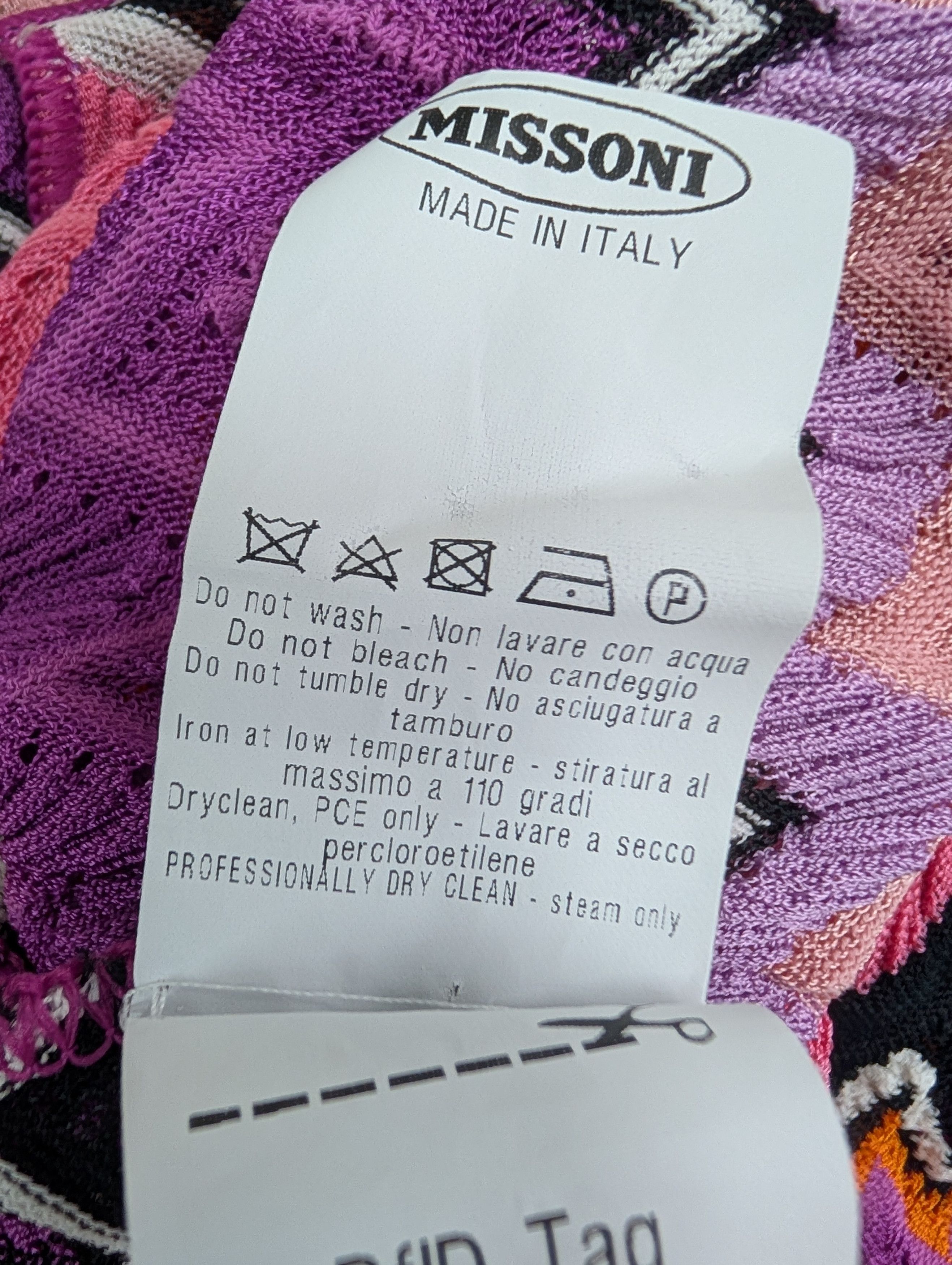 Missoni Missoni Mare Multicolored Mini Jumpsuit Size XS / US 0-2 / IT 36-38 - 7 Thumbnail