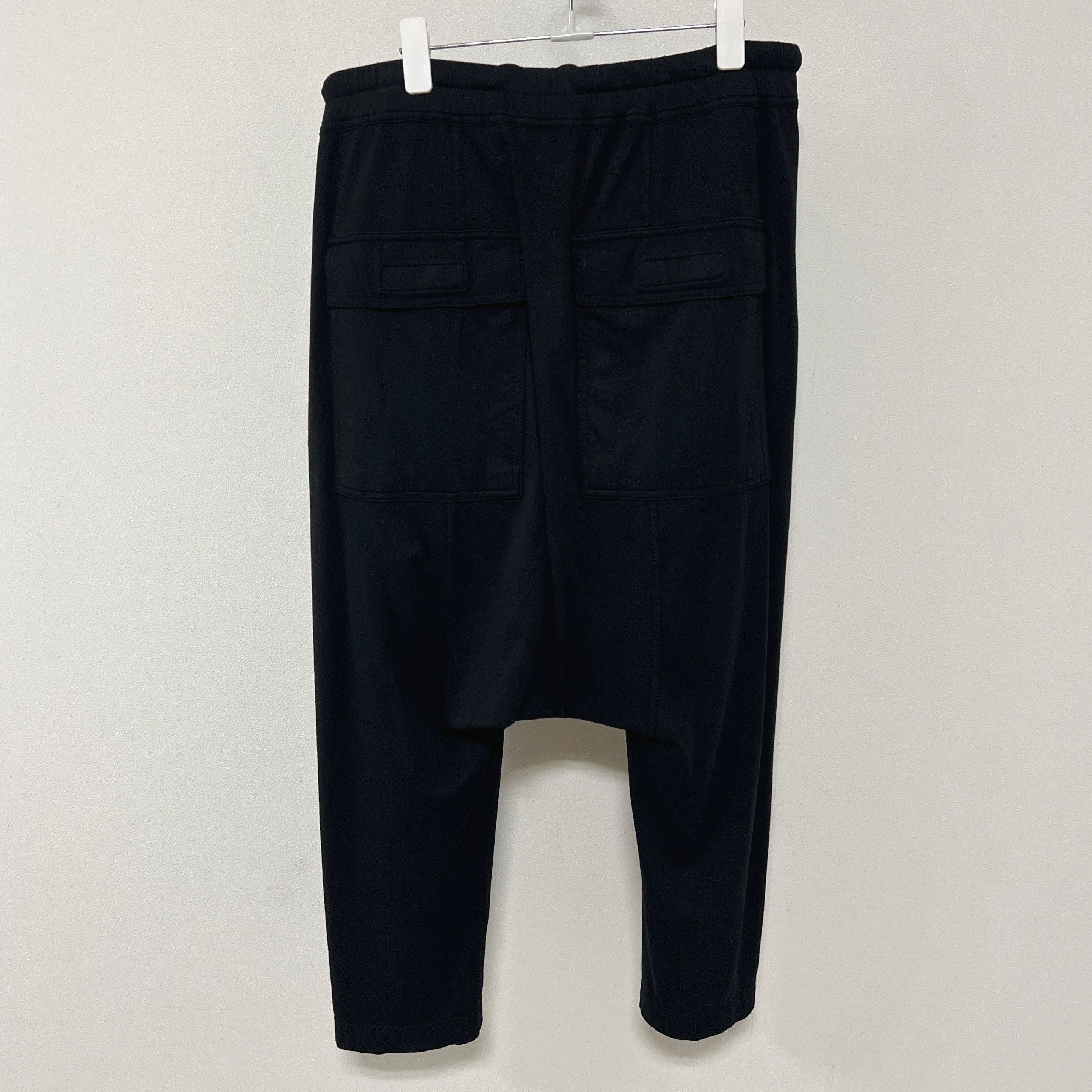 Rick Owens Rick Owens FW18 DRKSHDW Drawstring Cropped Pants Black Size US 34 / EU 50 - 4 Thumbnail
