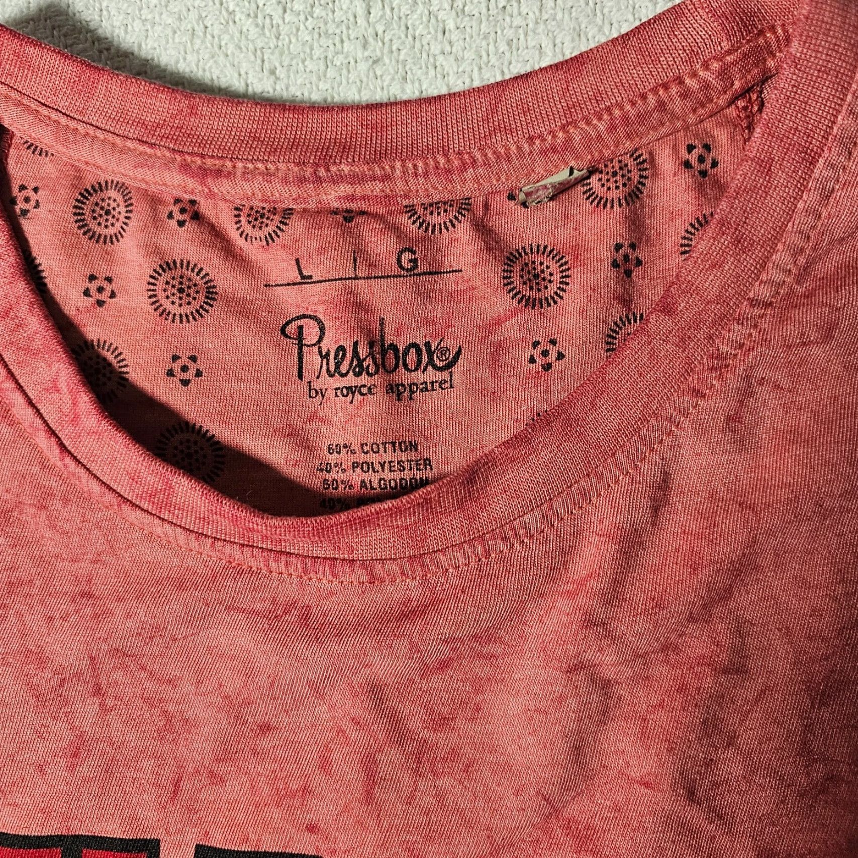 Vintage VINTAGE Pressbox Women's Cropped T-Shirt Red L Short Sleeve Crew Neck Shirt Size L Woman Size L / US 10 / IT 46 - 6 Thumbnail